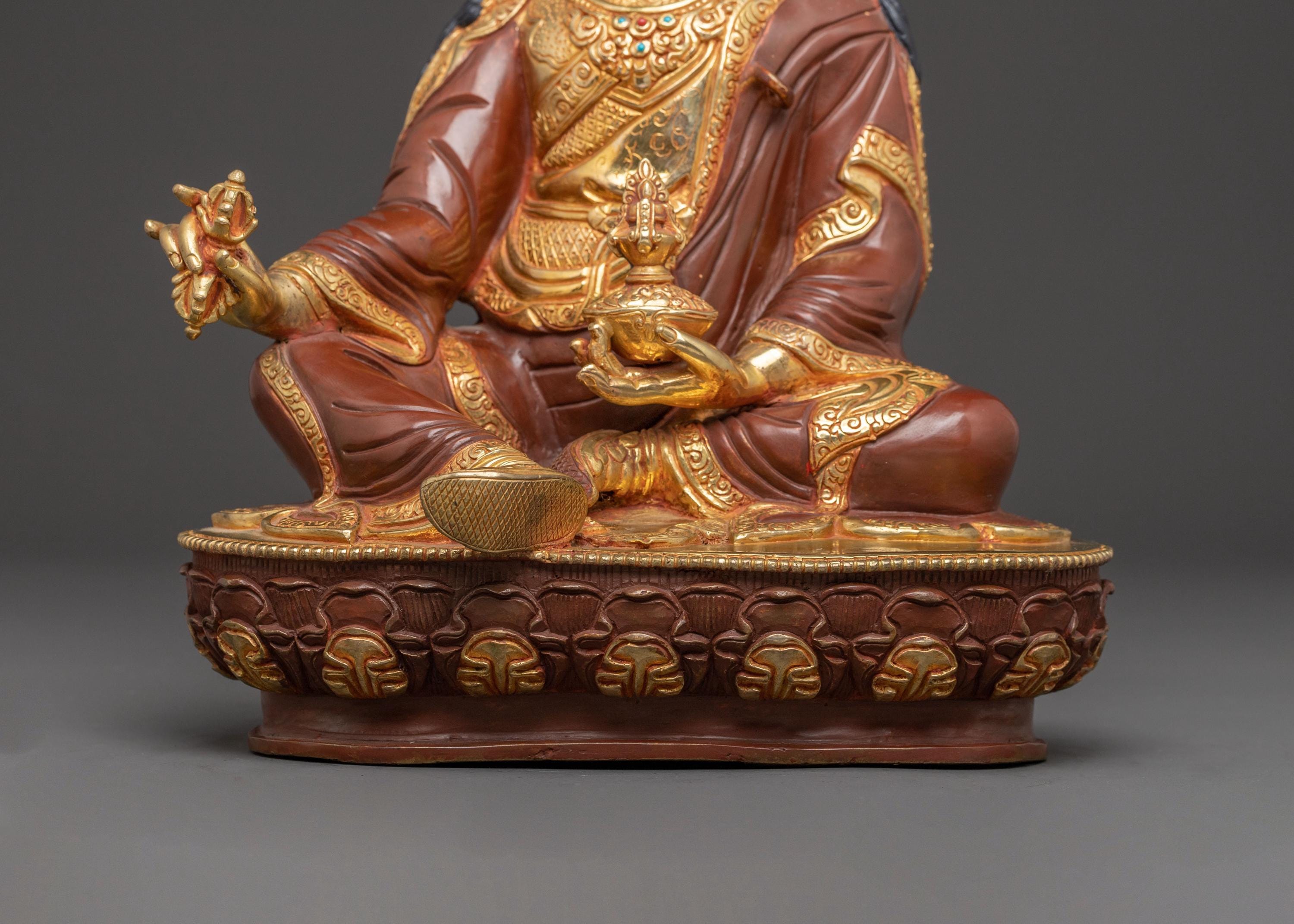 Handmade Master Padmasambhava Statue | Lotus Born Guru Rinpoche