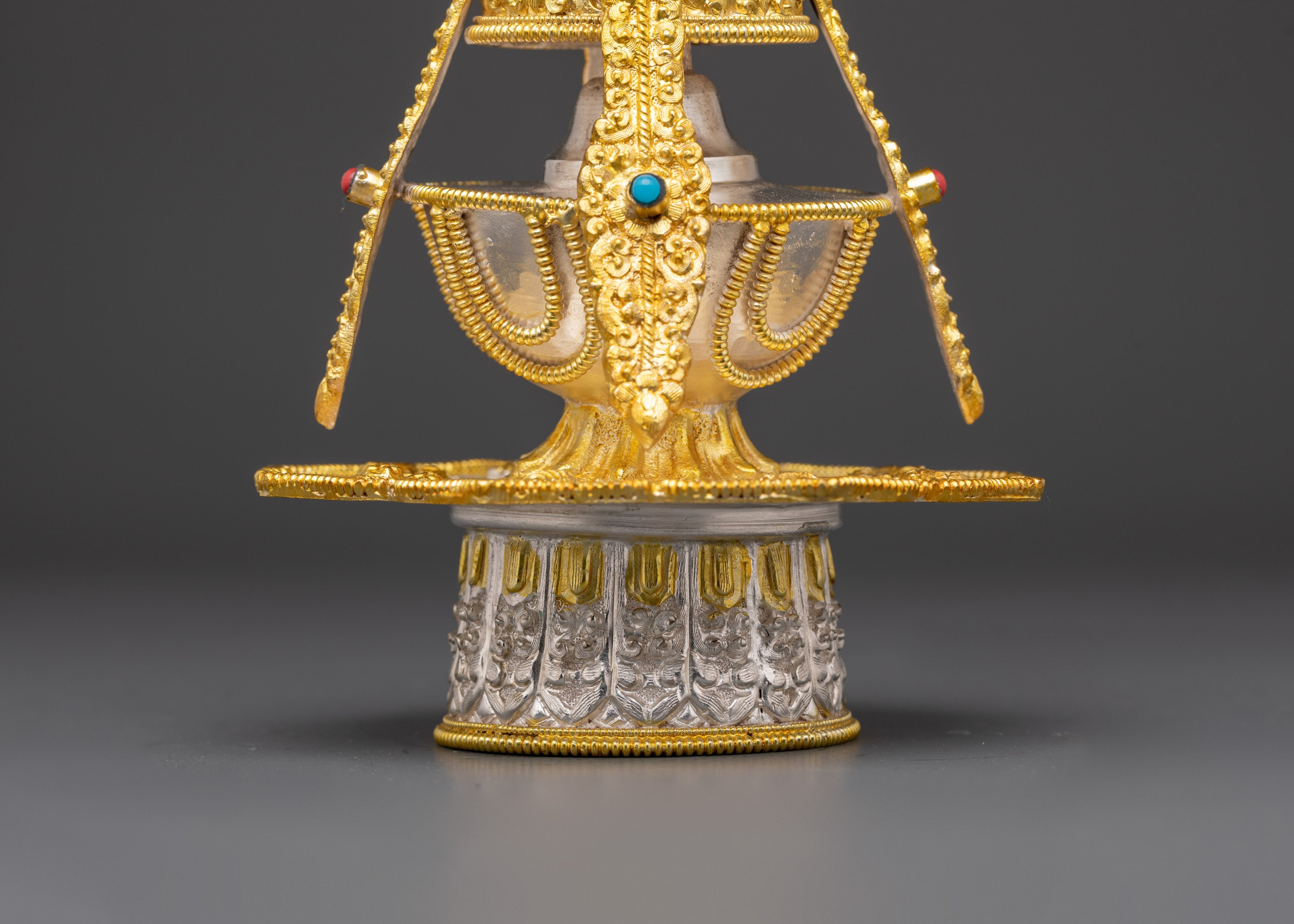Sacred Tibetan Life Vase for Longevity and Blessings | Handcrafted Buddhist Treasure