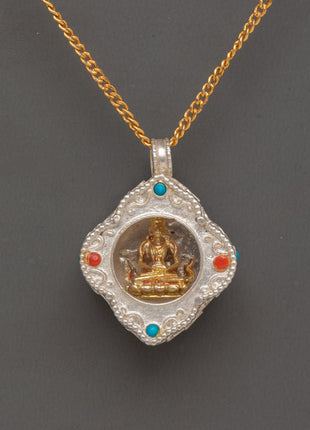 Handcrafted 98% Silver Jatukam Locket Pendant