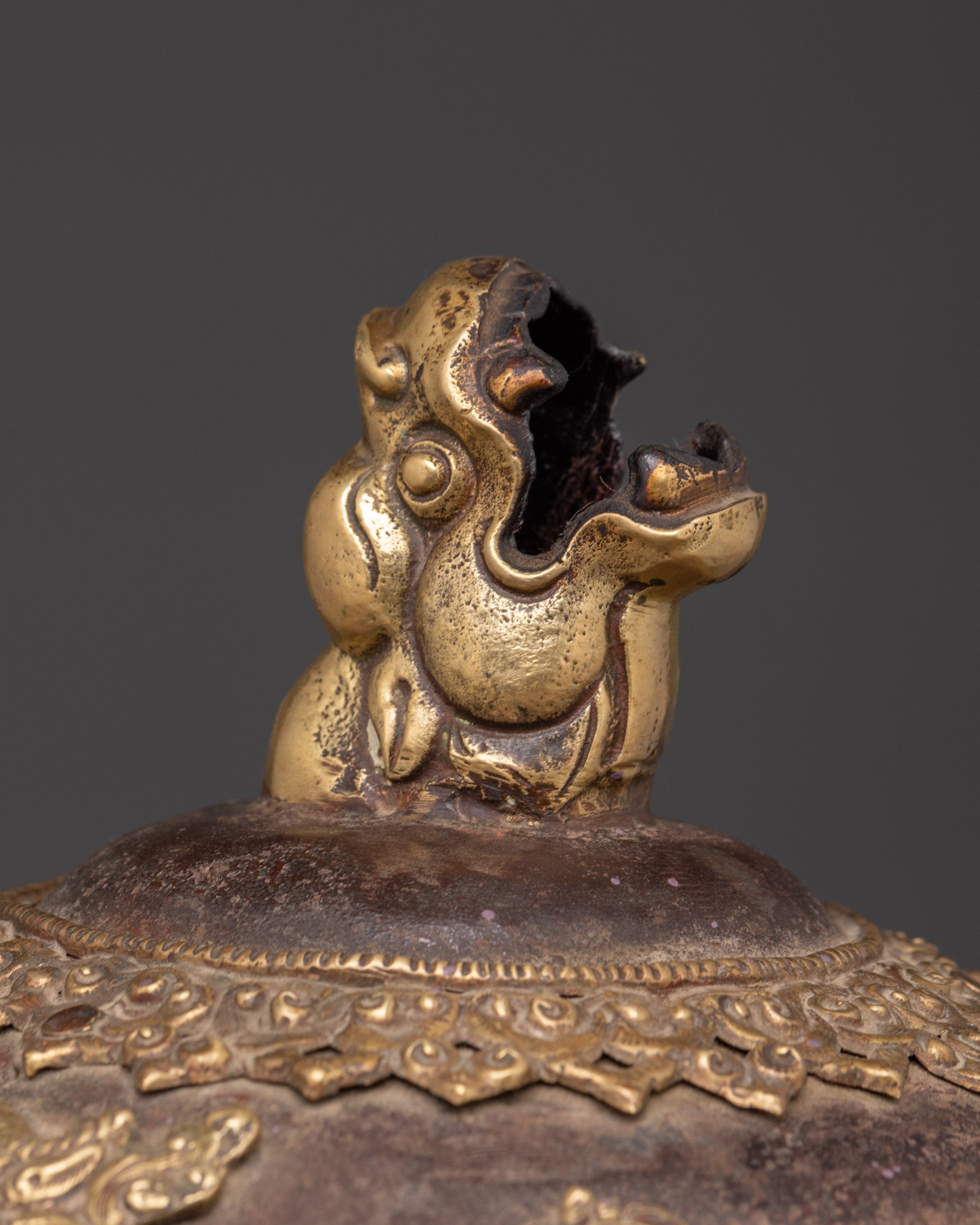 Incense Burner Meditaton Decor | Traditional Himalayan Ritual Burner