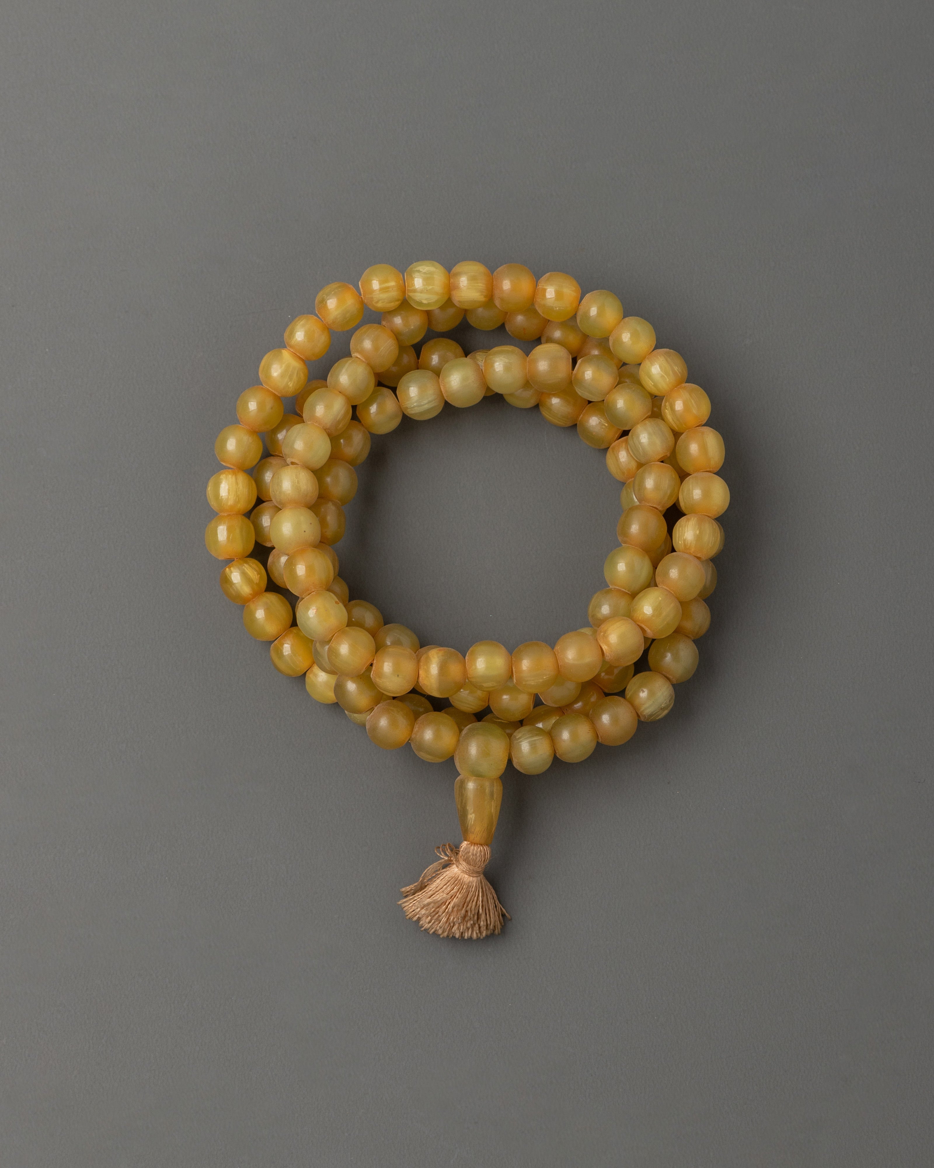 Mala for Dharma | Tibetan Yak Bone Mala for Prayer