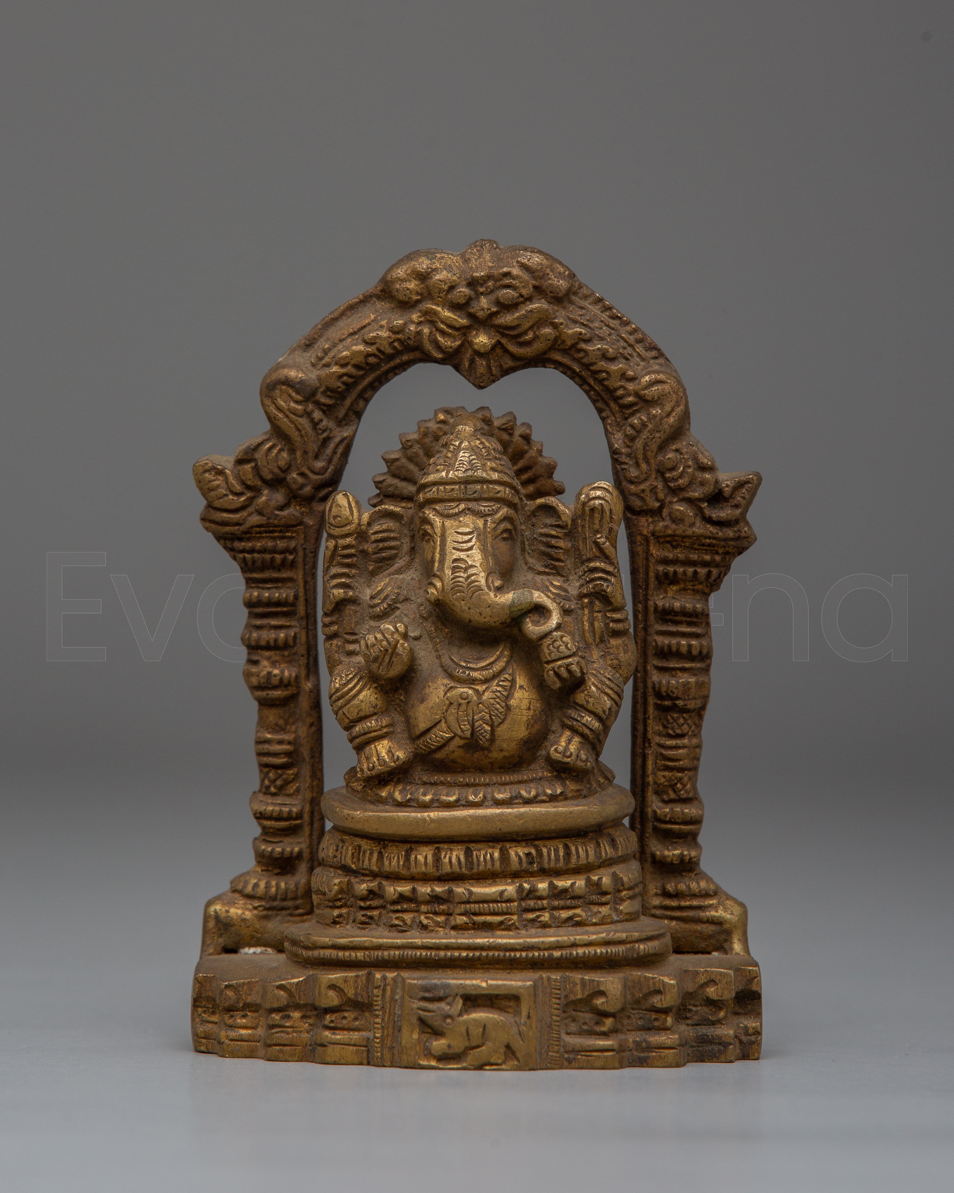 Hindu Deity Ganesha Brass Statue