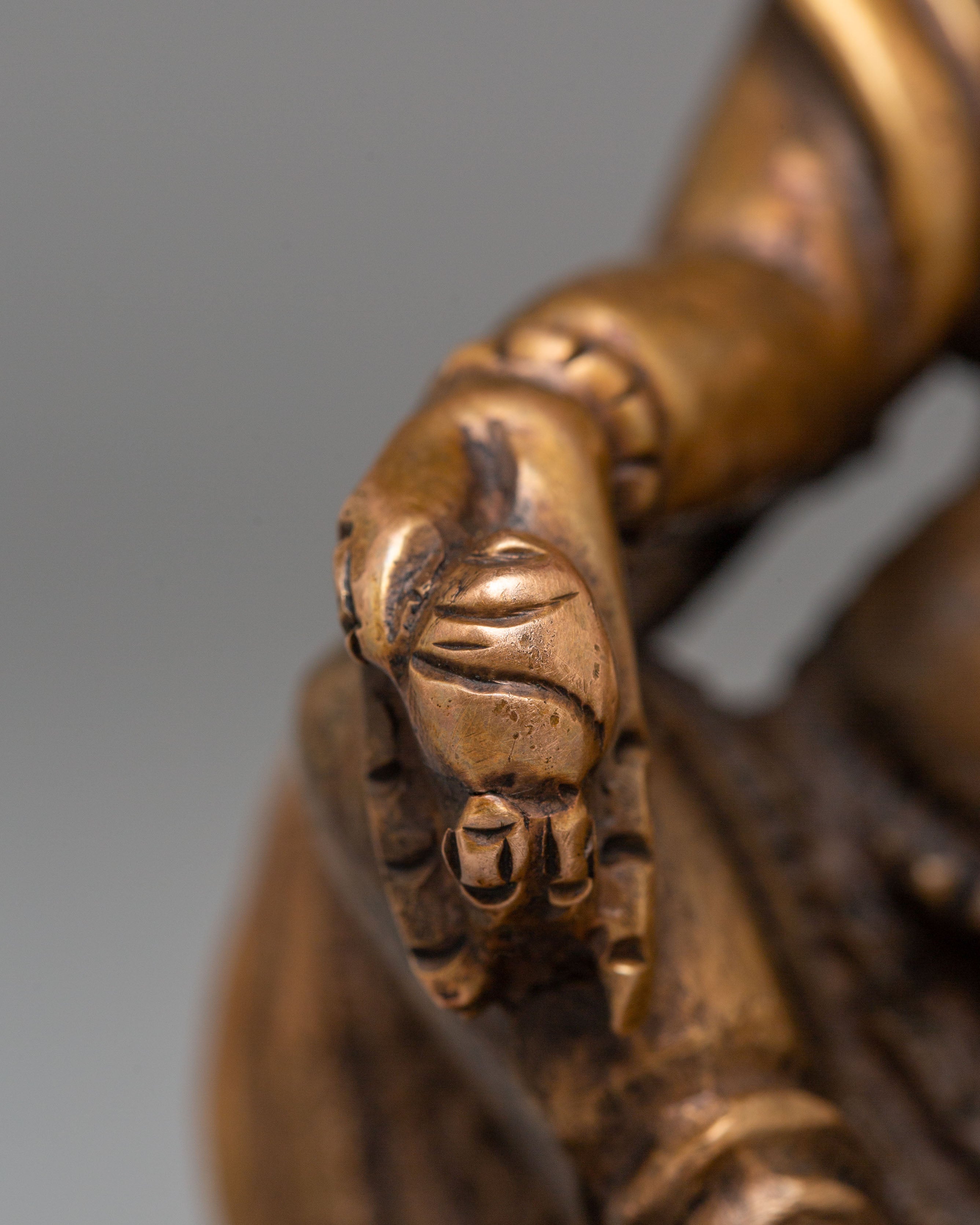 Sacred Dzambhala Statue for Abundance | Tibetan Wealth Deity Art