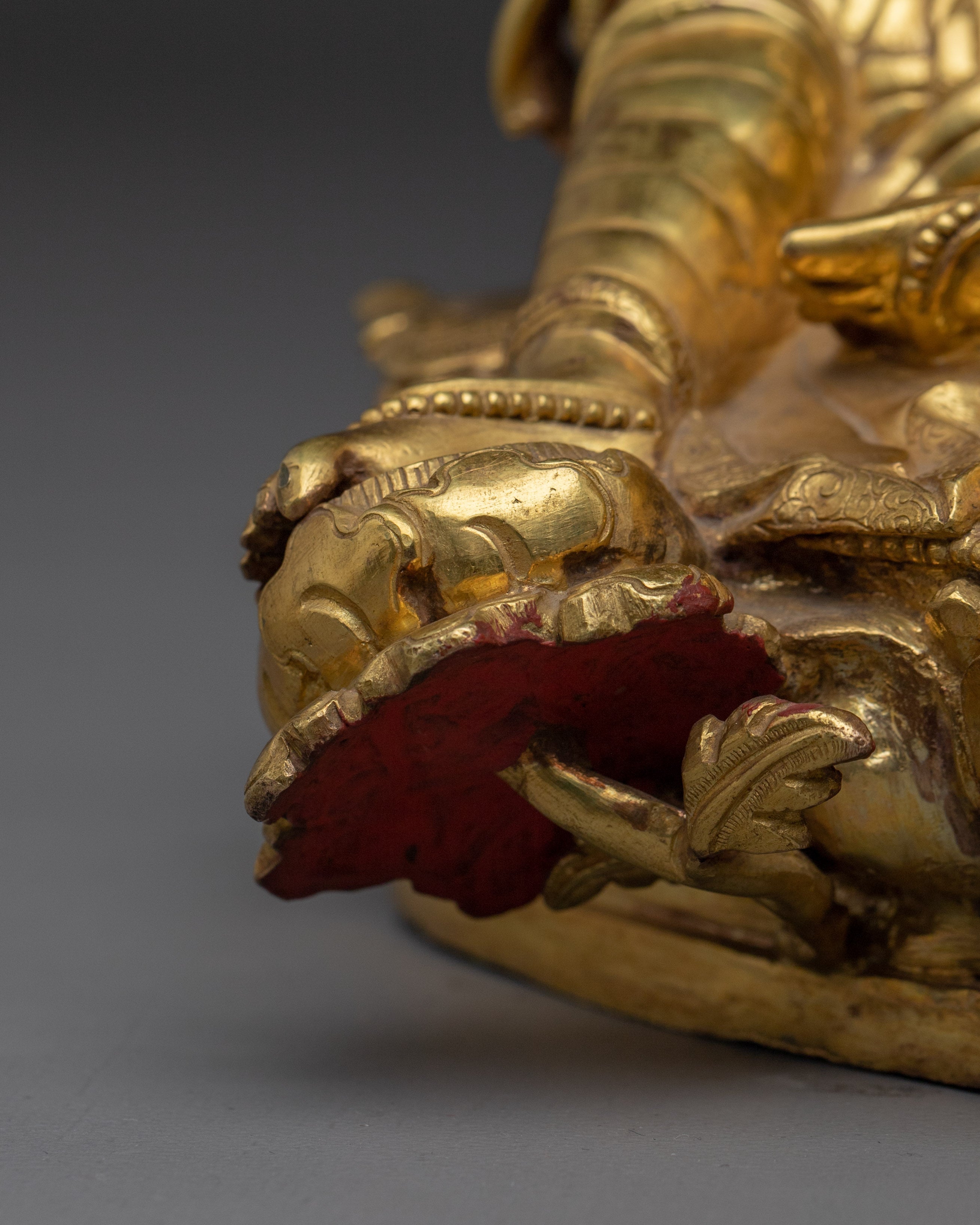 Golden Two Armed Chenrezig Statue  | Spiritual Enlightenment