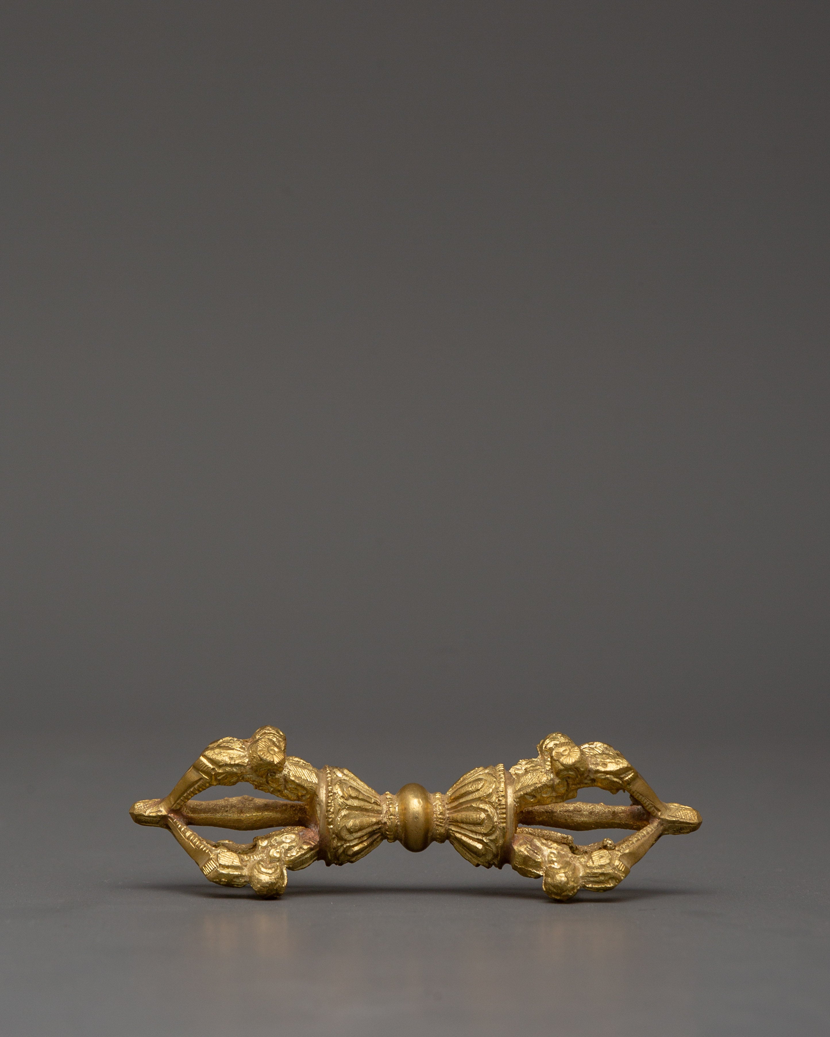 Sacred Tibetan Meditation Bell and Vajra Set | Brass and Bronze Bell for Rituals