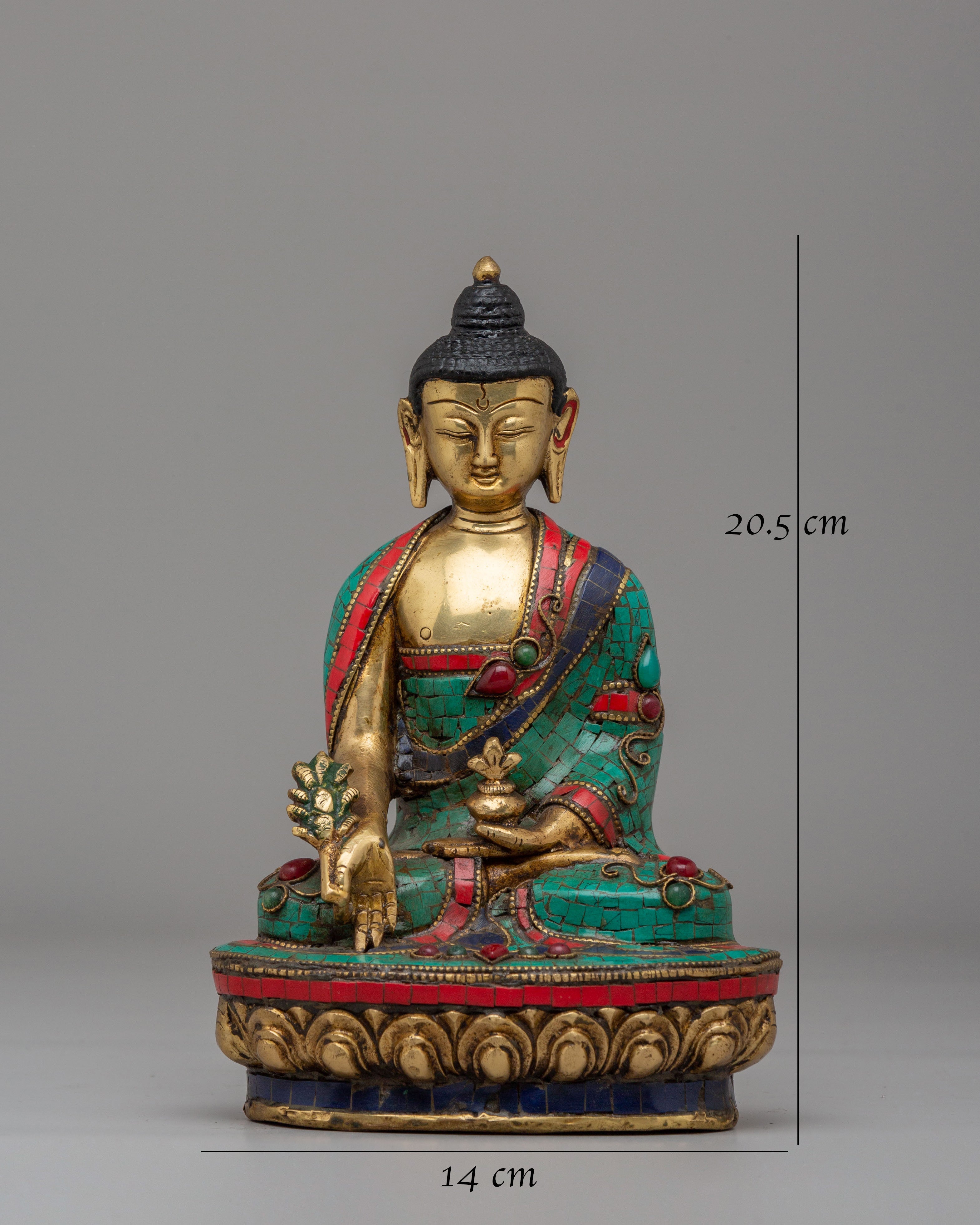 Traditional Medicine Buddha Deity Statue | Healing Symbolism