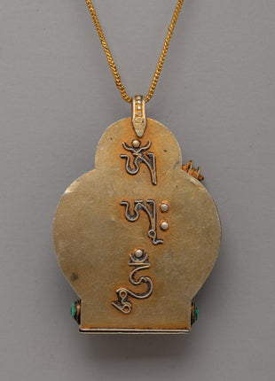 Gold-plated filigree Pendant | Spiritual Jewelry wear
