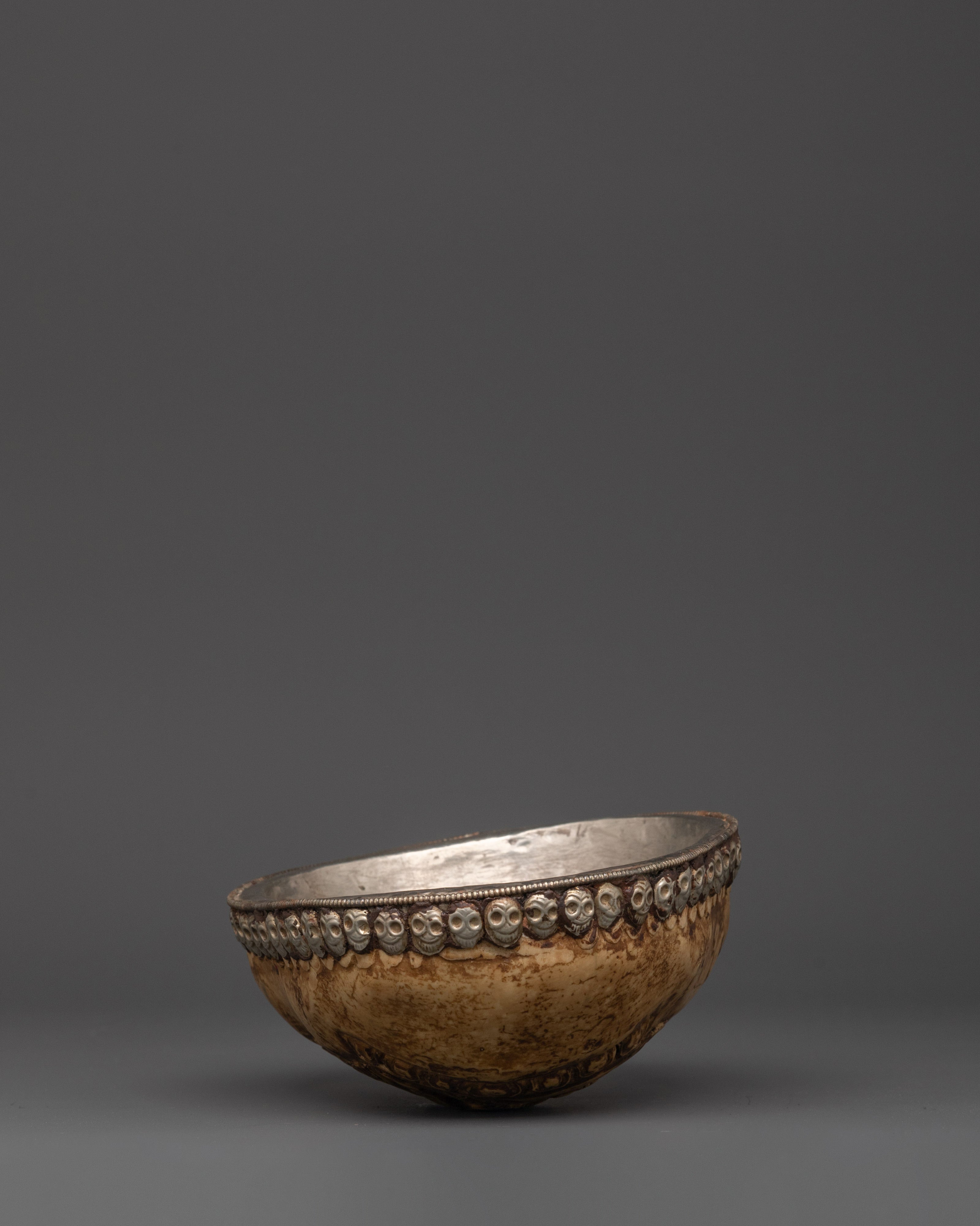 Kapala Tibetan Artifact |  Ritual Cup for Meditation