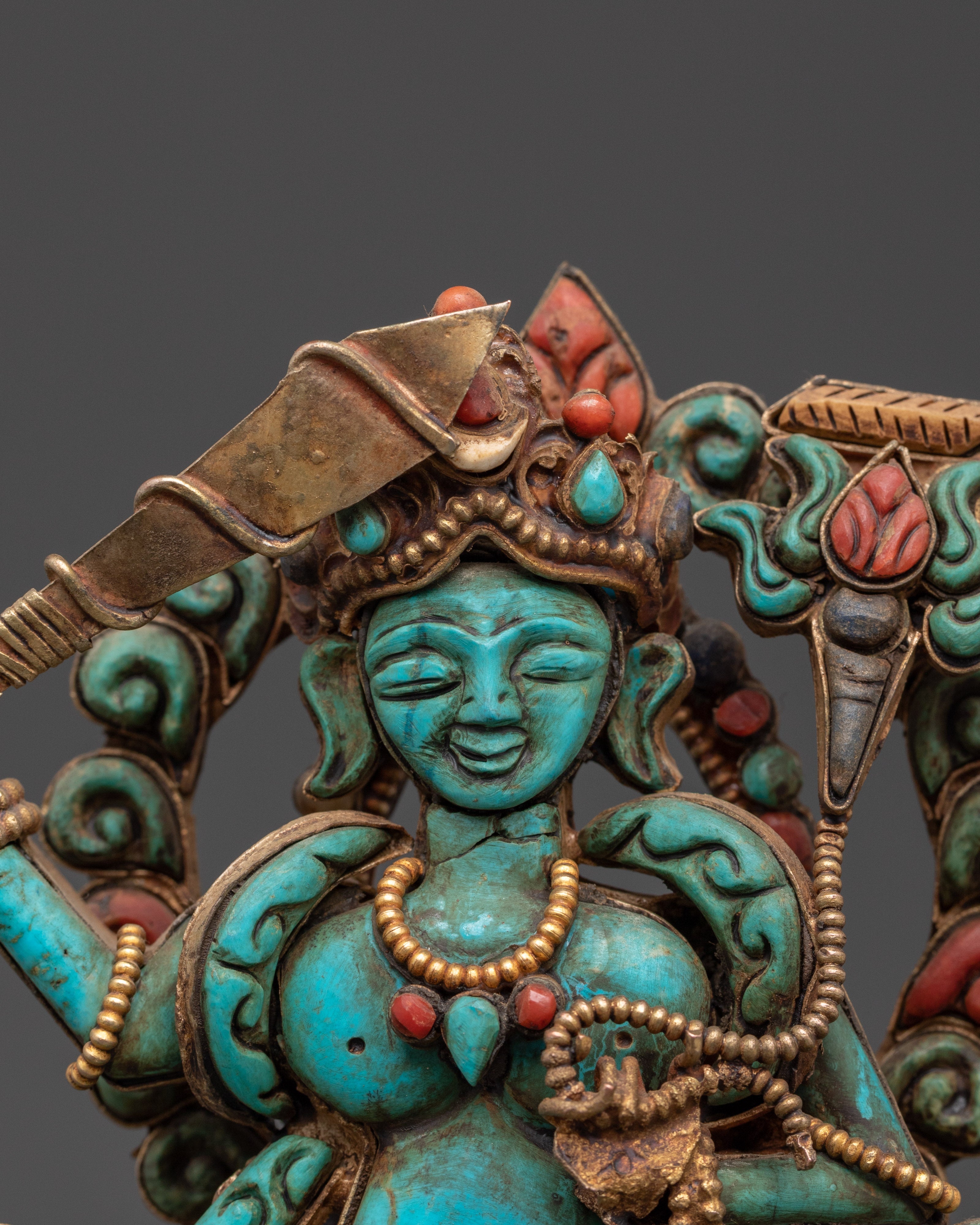 Wisdom Buddha Manjushri Statue | Wielder of the Flaming Sword