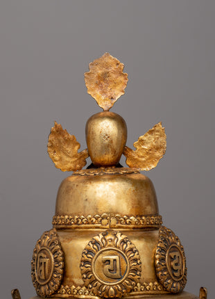 20-Year-Old Buddhist Crown | Buddhist Crown for Rituals &amp; Ceremonies