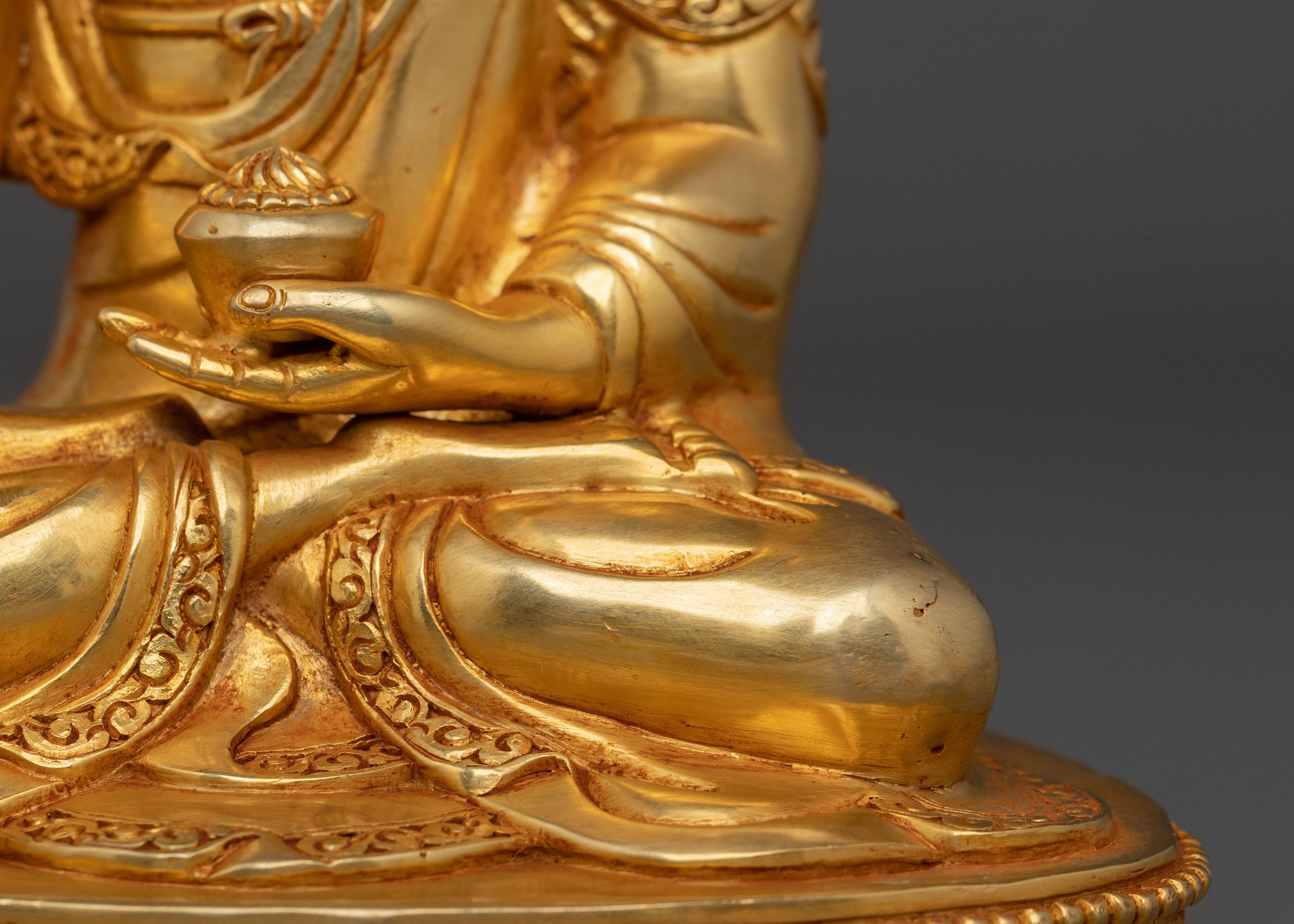Traditional Sacred Shakyamuni Buddha Figure | Spiritual Home and Temple Decor