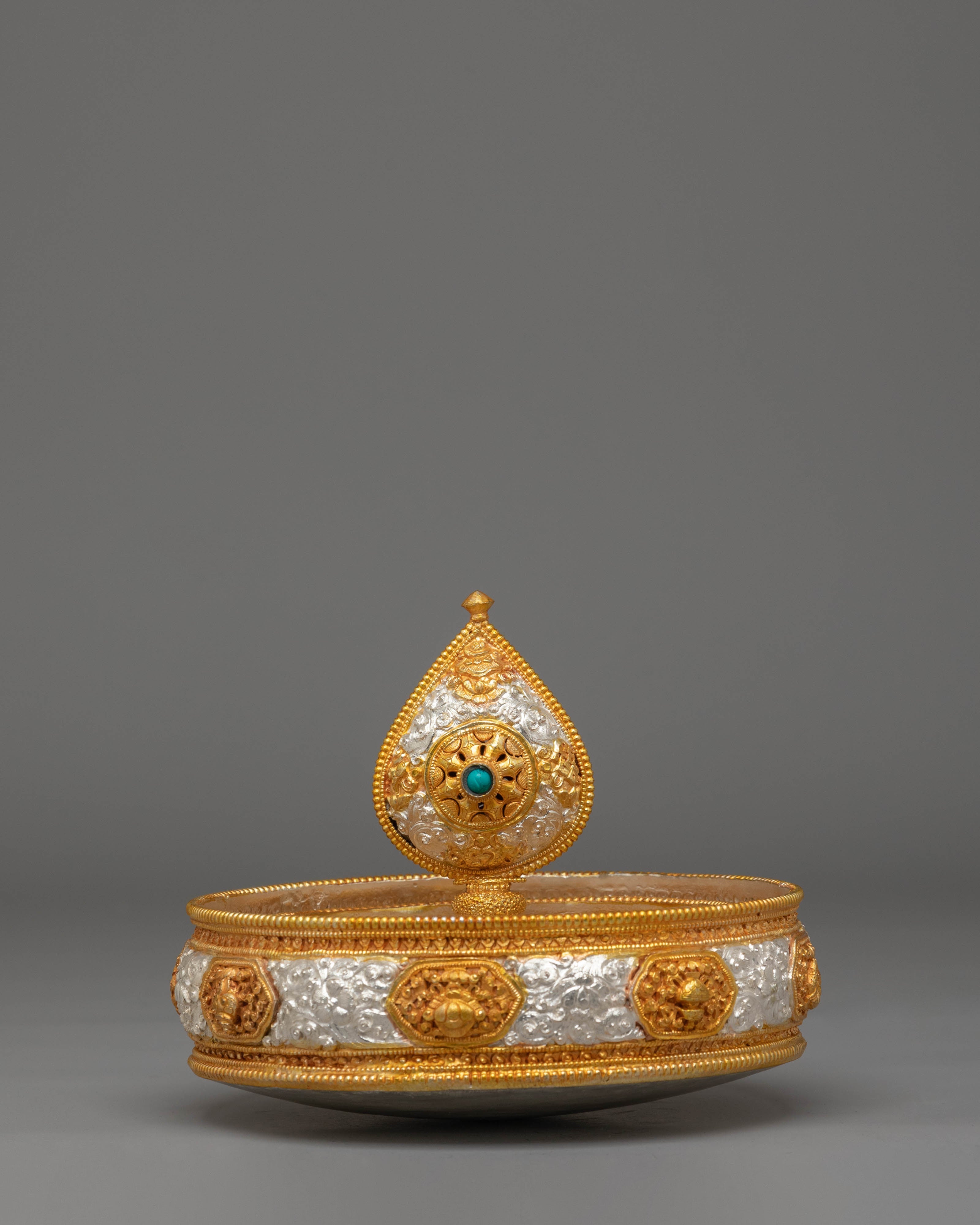 Tibetan Mandala For Meditation | Handcrafted Copper Mandala for Spiritual Practices