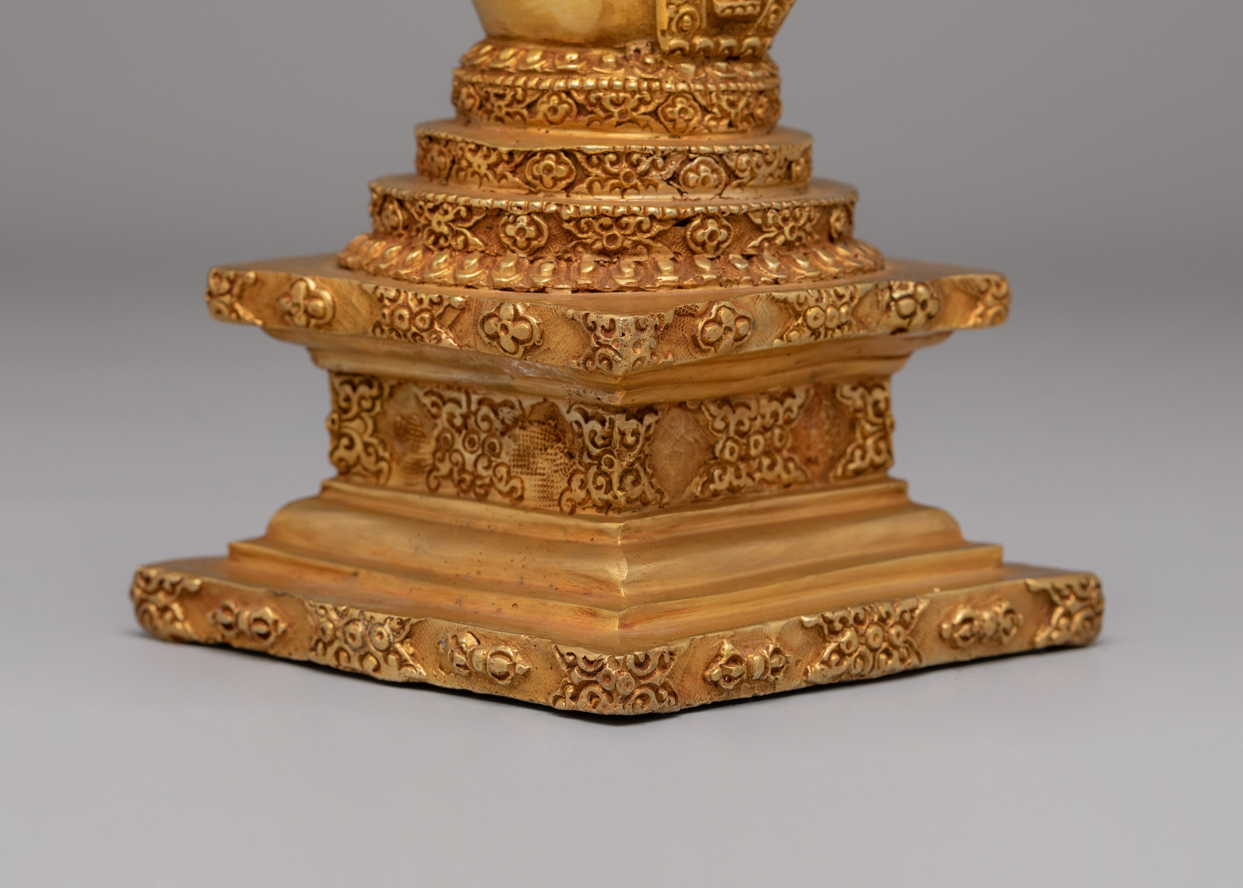 Handmade Stupa for Rituals | Tibetan Buddhist Altar Decor
