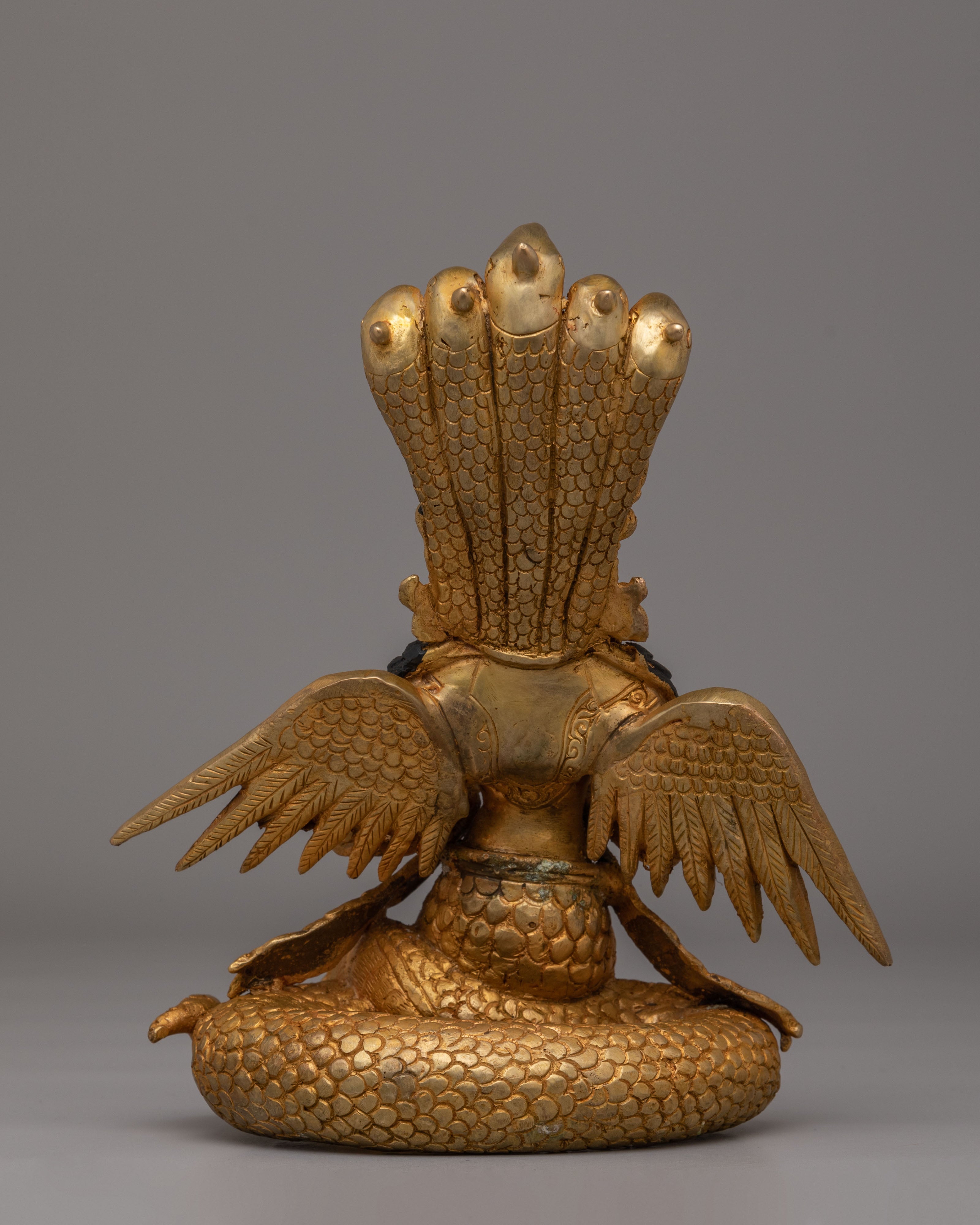 Handmade Nagkanya Deity Statue | Sacred Hindu Deity Art