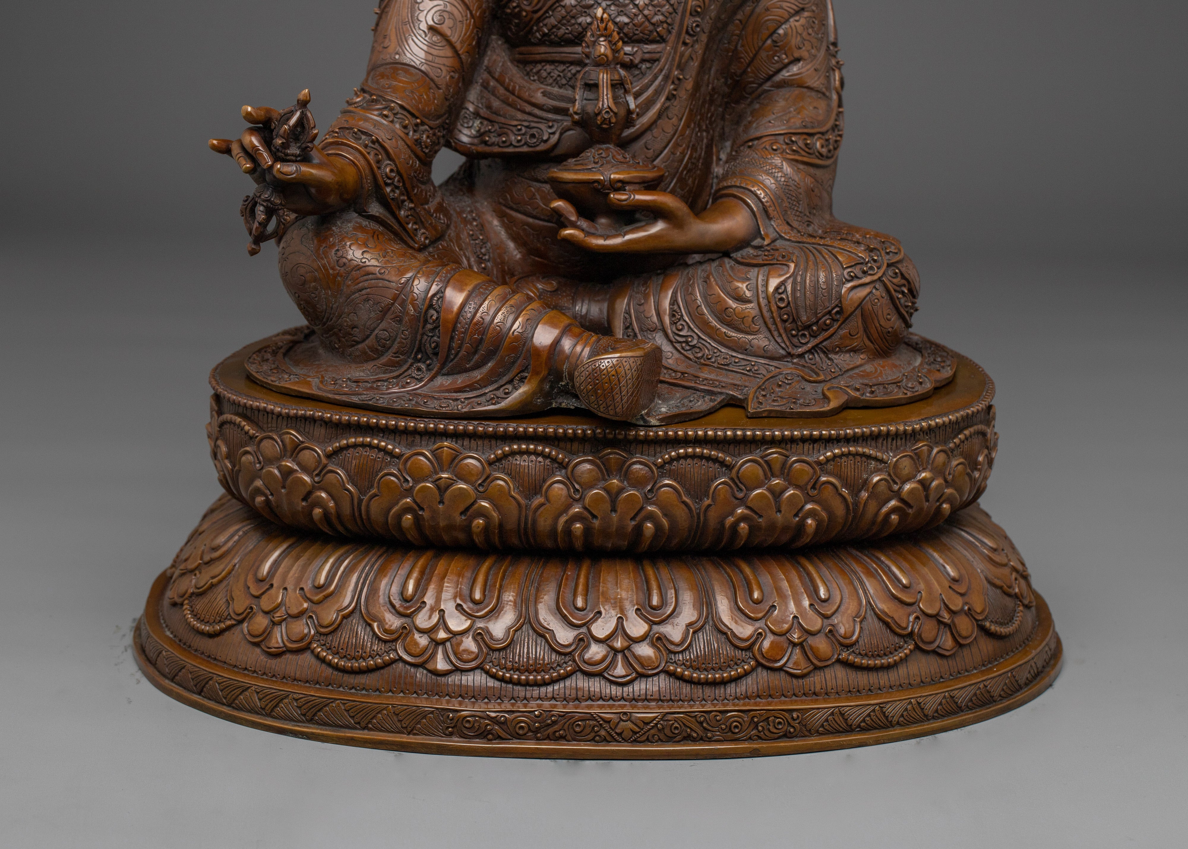 Buddhist Teacher Statue of Guru Rinpoche | Padmasambhava Deity