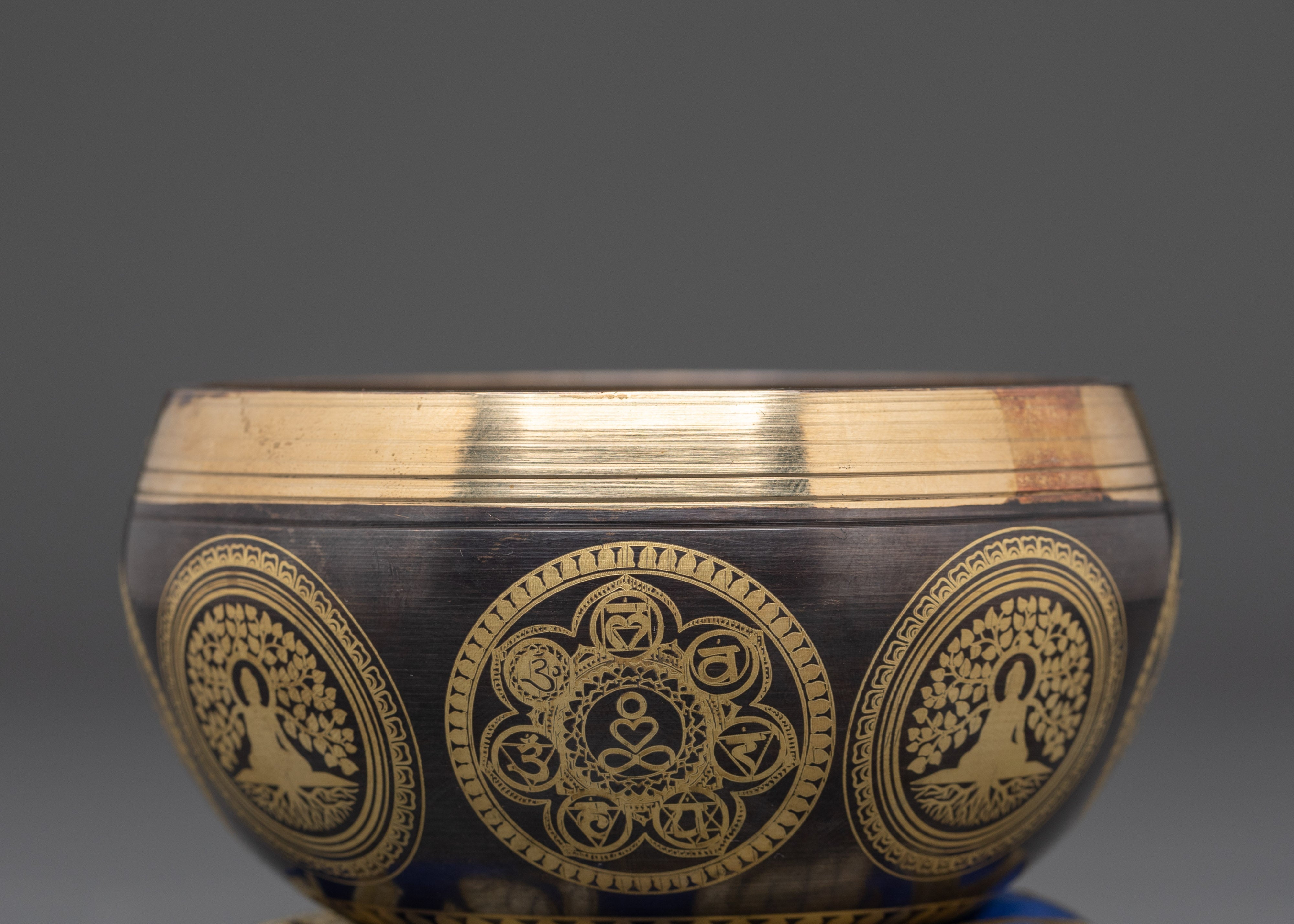Healer Tibetan Singing Bowl Set |  Bronze Energy Healing Bowl