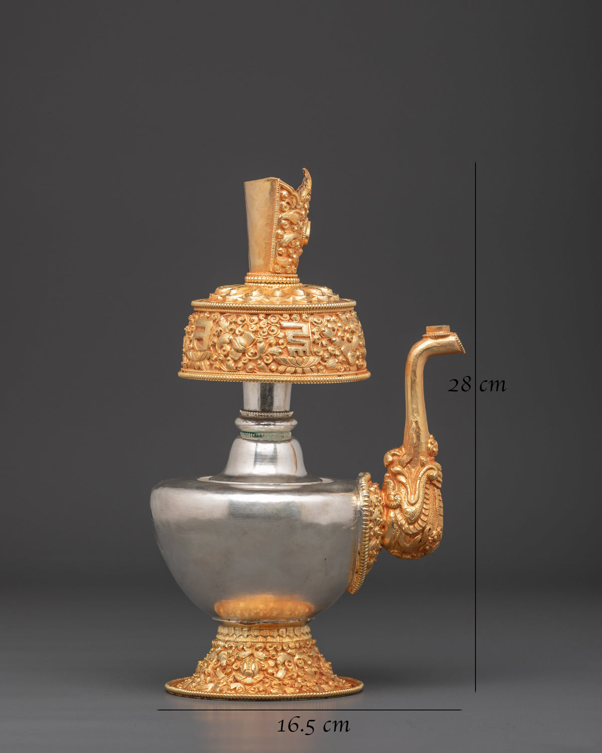 Sacred Tibetan Altar Bhumba | Buddhist Ritual Offering Vase
