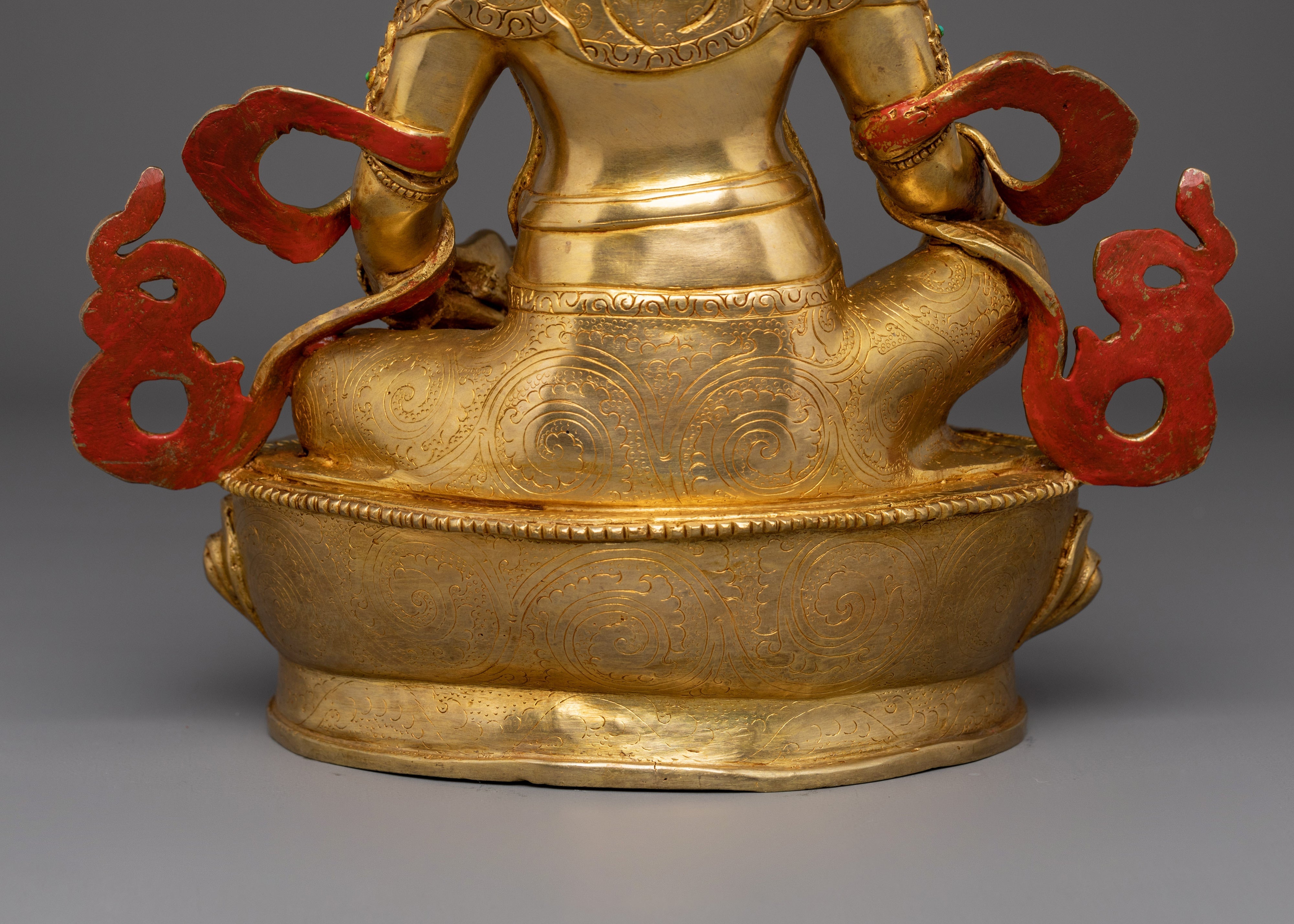 Dzambhala Kuber Buddhist Deity Statue | Wealth Guardian Sculpture