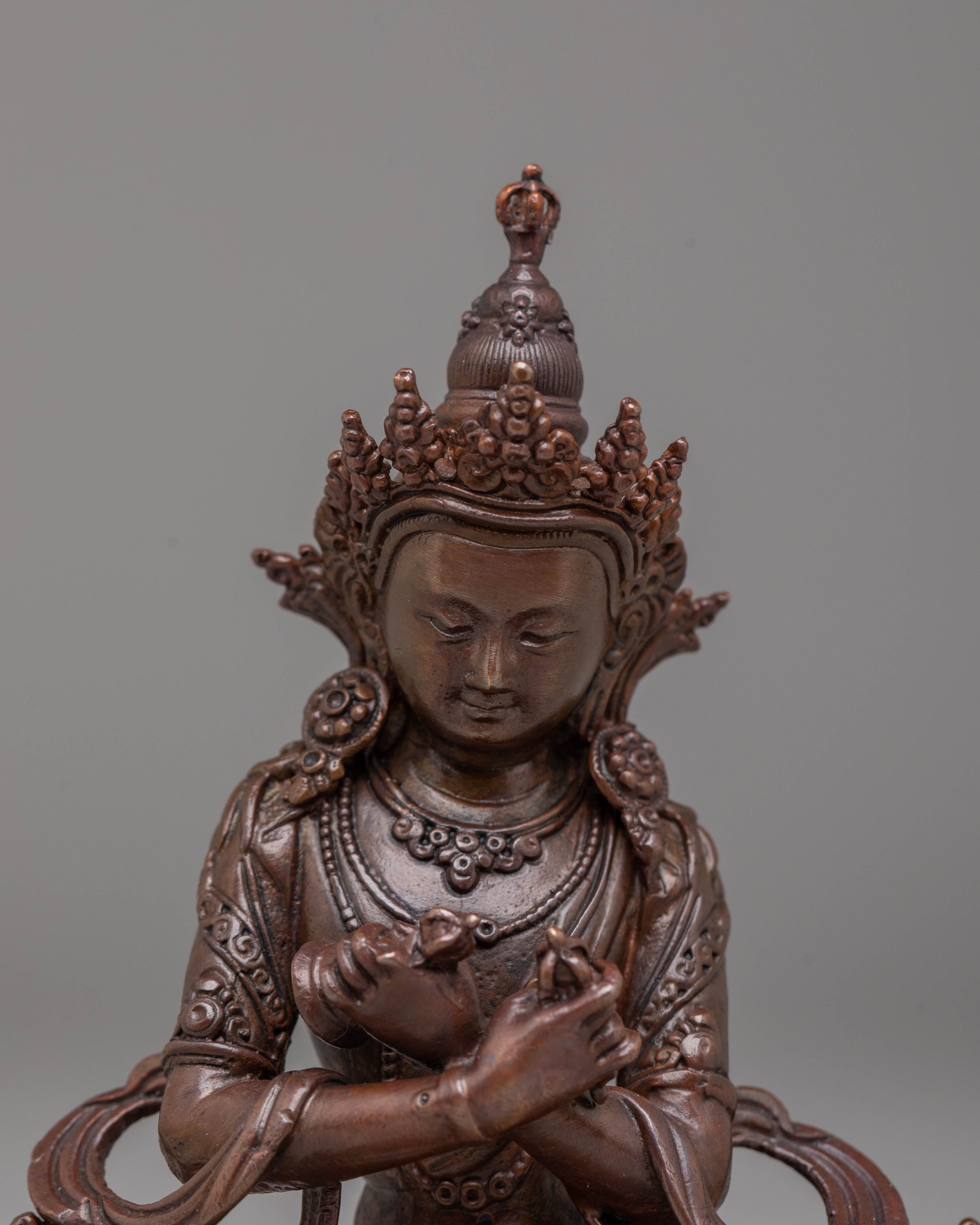Sacred Vajradhara Buddha Statue | Tibetan Spiritual Art