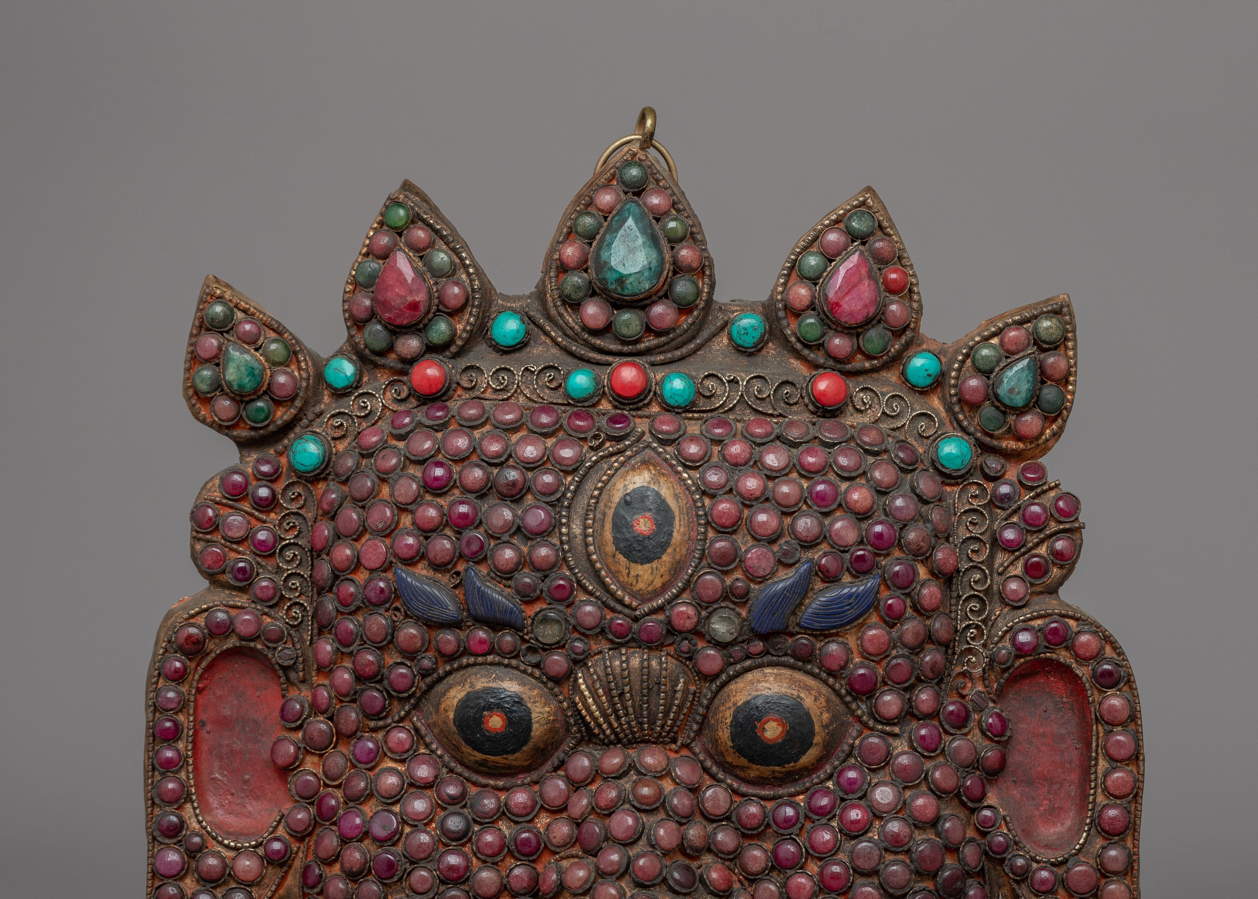 Handcrafted Tibetan Copper Mask | A Symbol of Protection, Power & Spiritual Energy