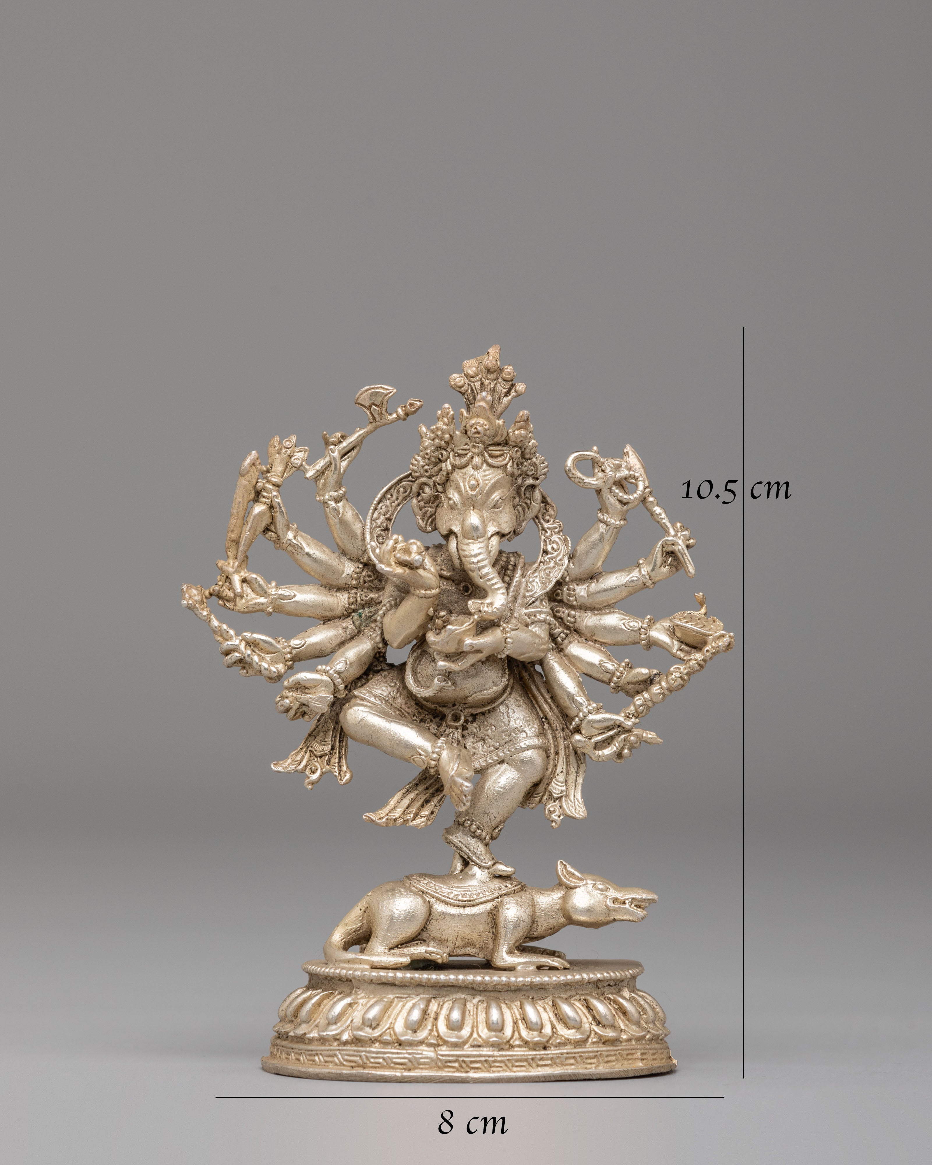 Lord Maha Rakta Ganpati Figurine | Hindu Deity Idol