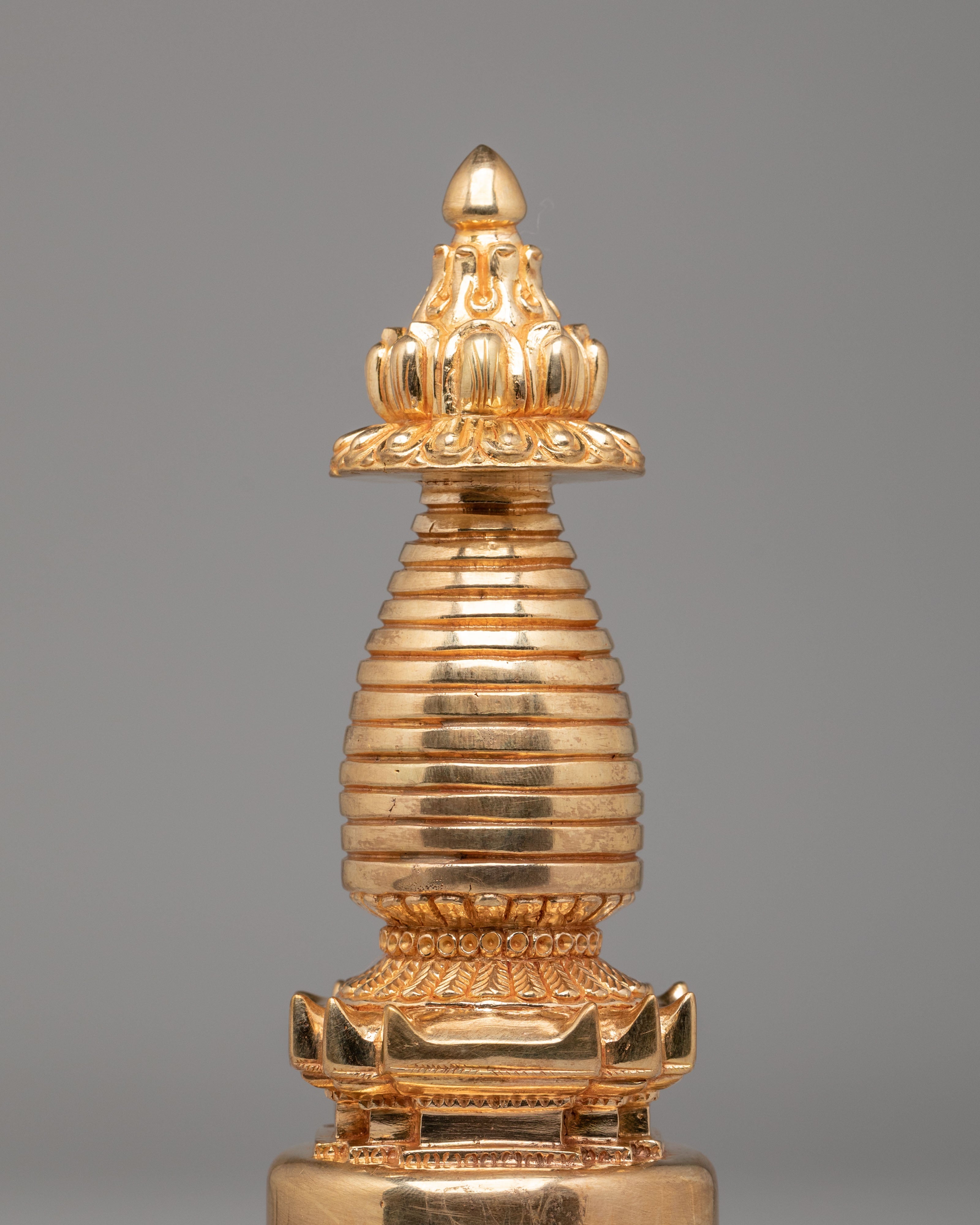 Decorative Tibetan Kadampa Stupa | Traditional Stupa for Spiritual Blessings