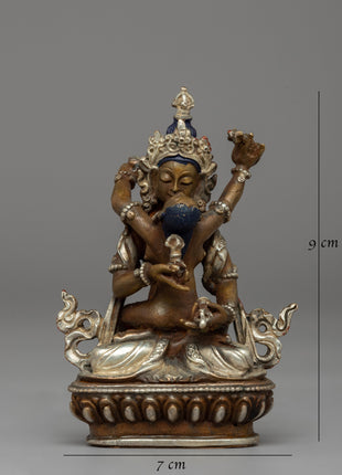 Handcrafted Tibetan Vajrasattva Consort Statue | Spiritual Purification Deity