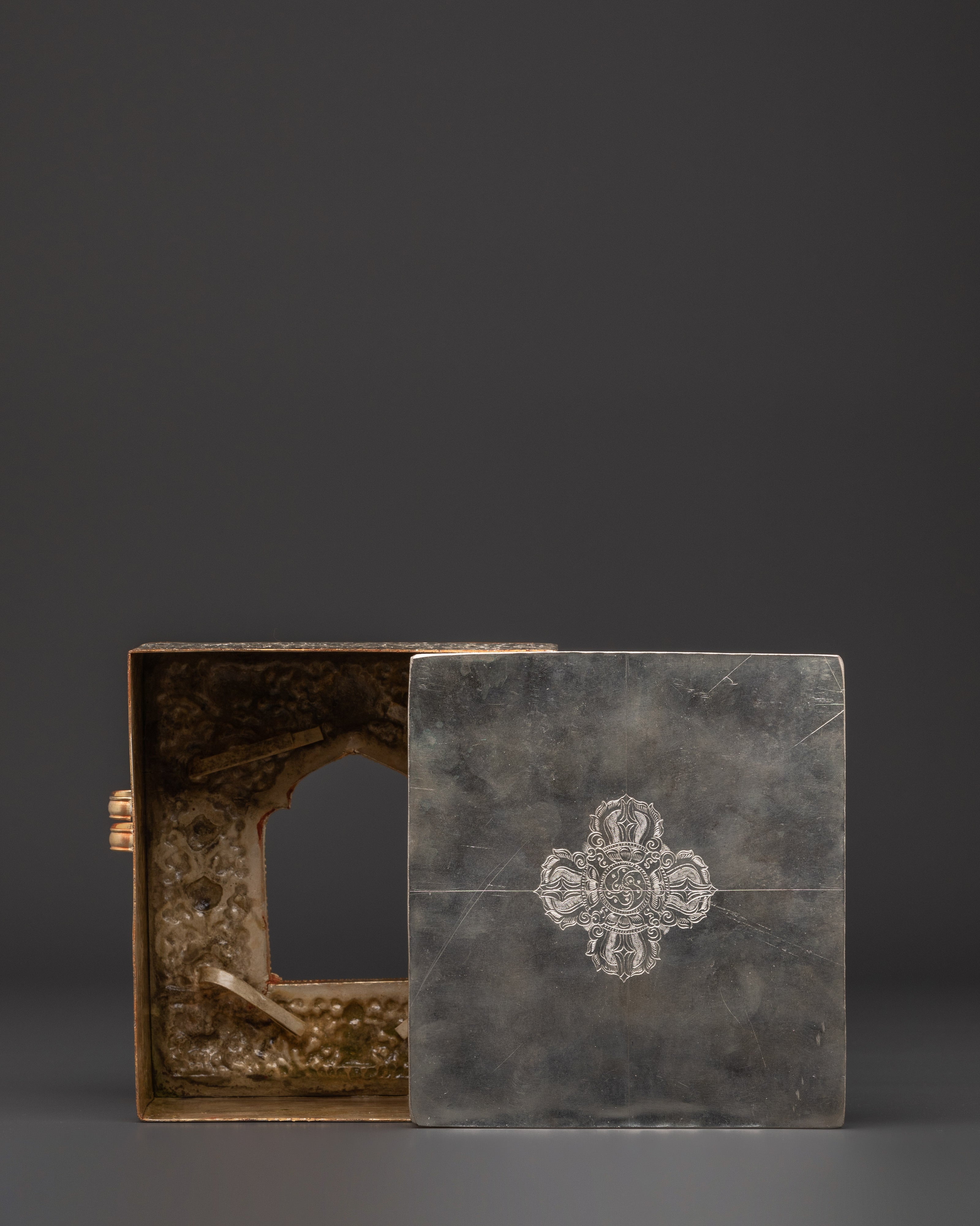 Himalayan Ghau Amulet Box | Tibetan Buddhist Prayer Relic Case