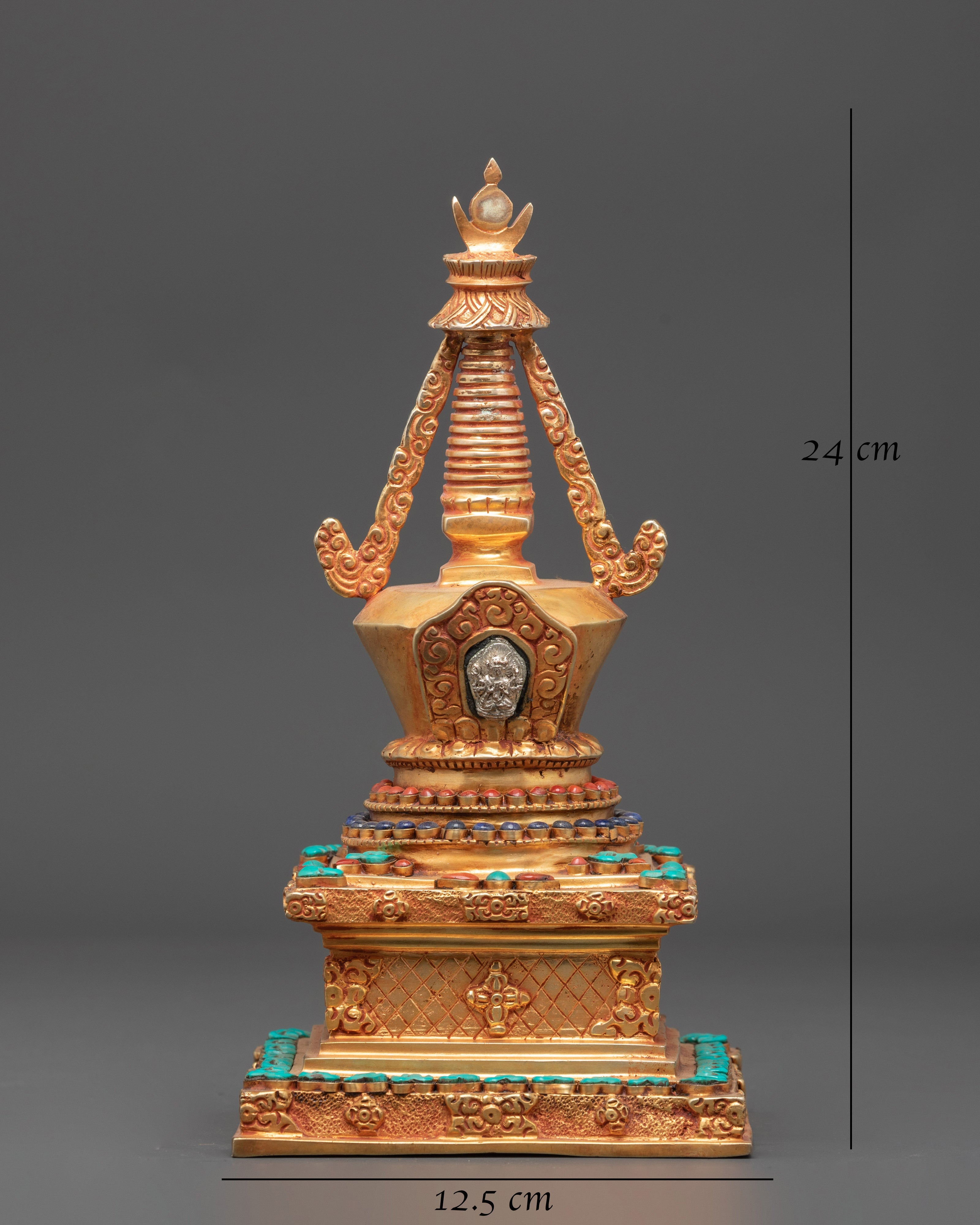 Golden Stupa for Ceremonies | Path to Enlightenment