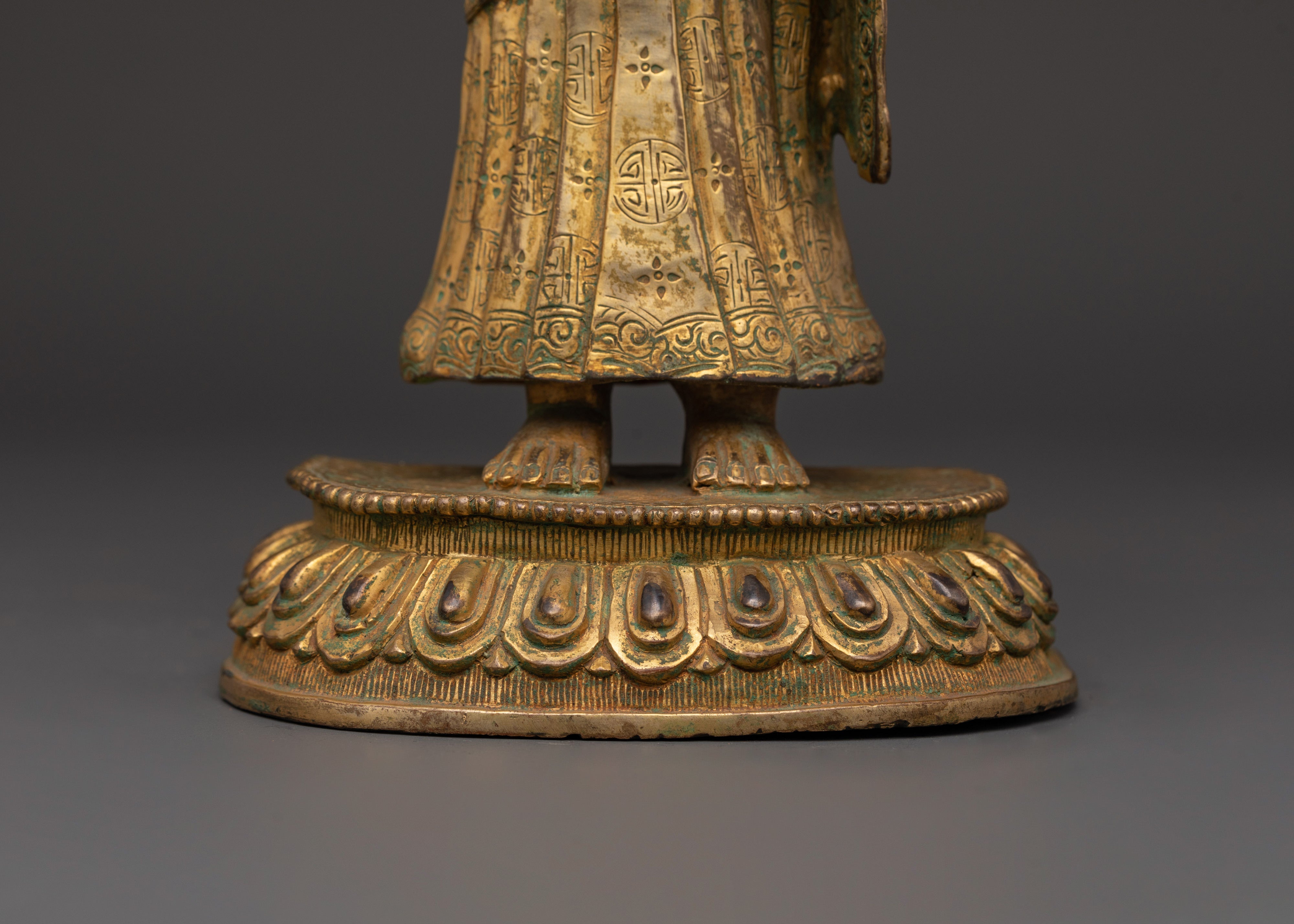 Handcrafted Dipankara Buddha Statue | For Meditation Spaces & Spiritual Interiors