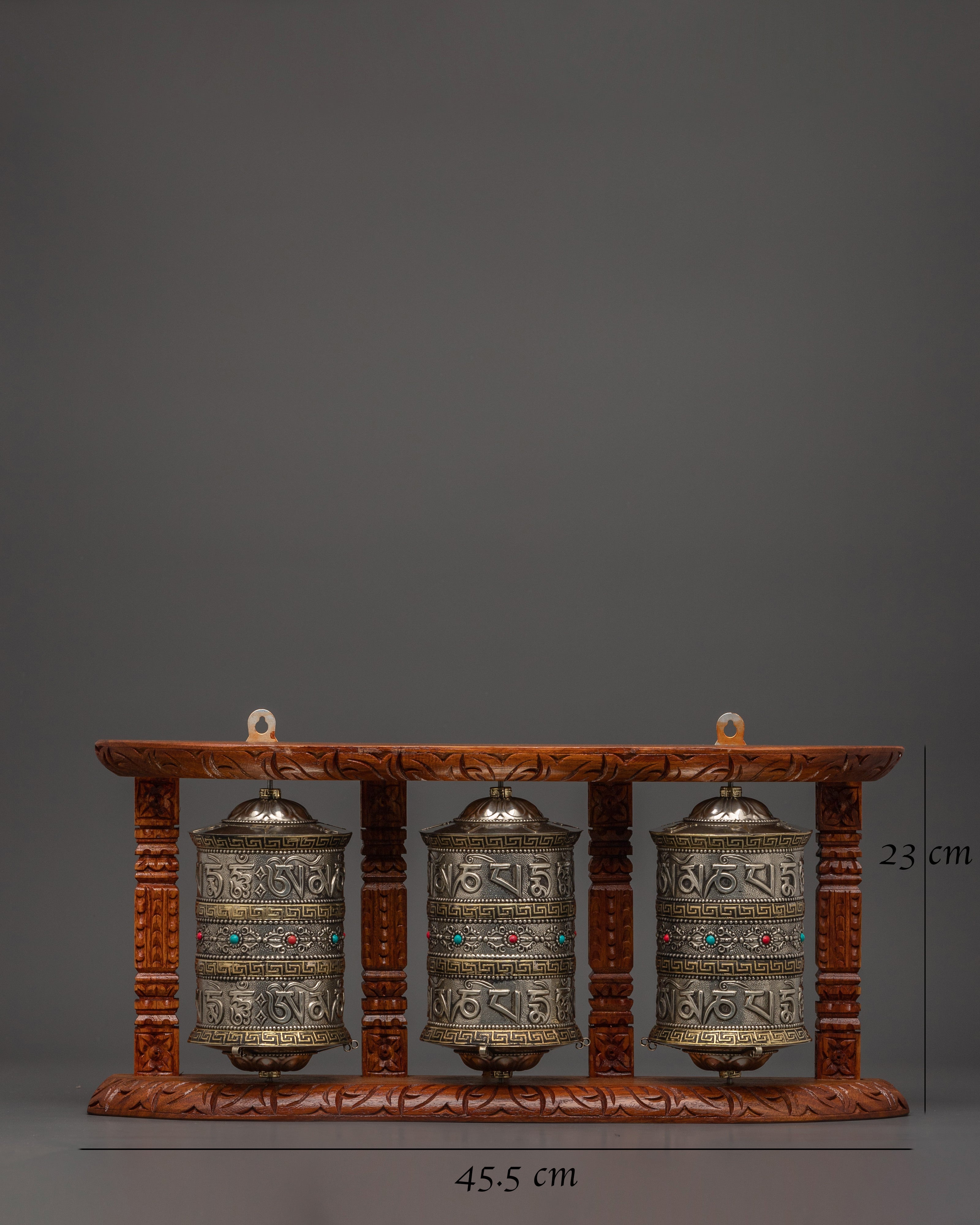 Handcrafted Sacred Copper Tibetan Prayer Wheel | Home Decor Gift