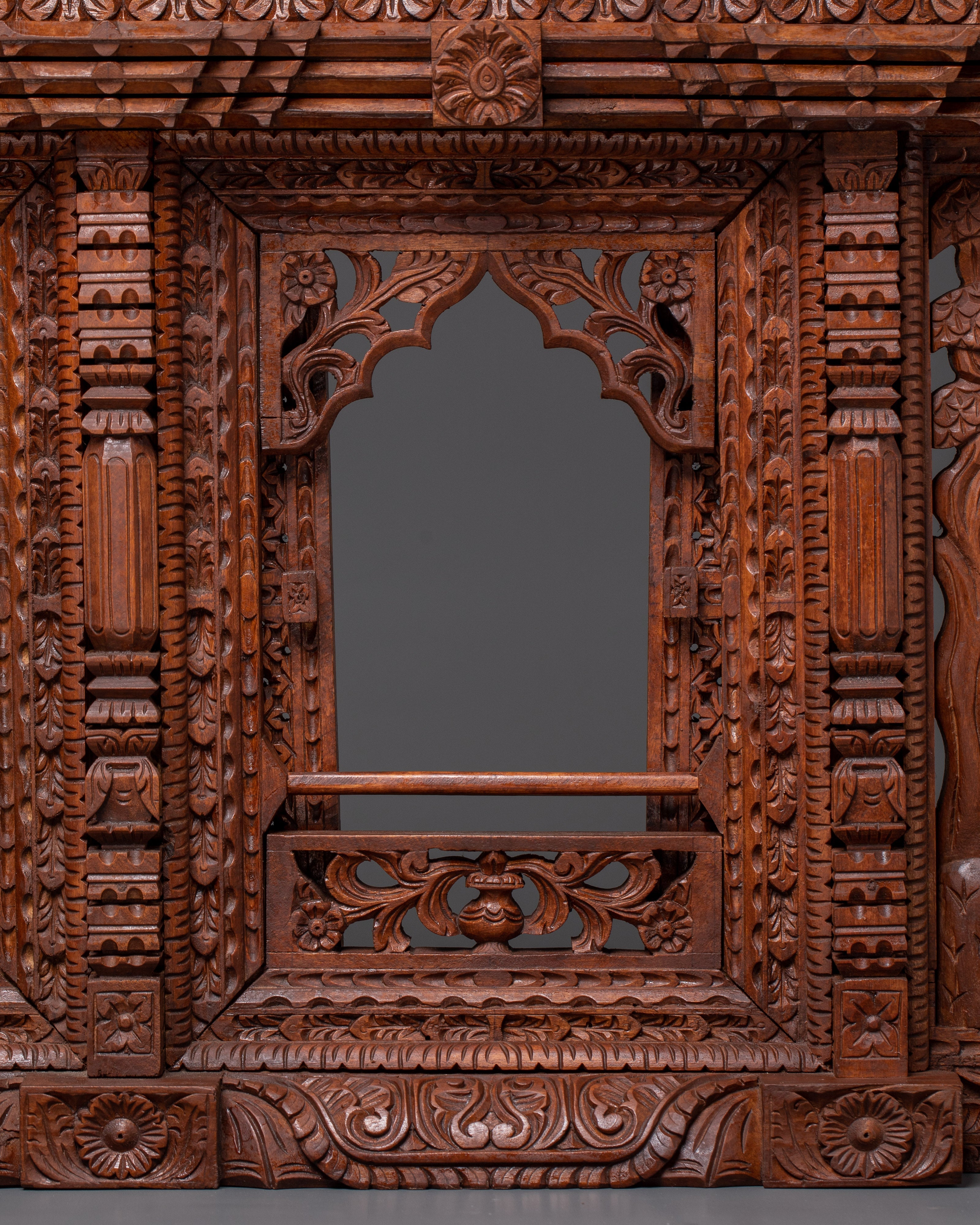 Handcrafted Wooden Sculpture Art | Detailed Carved Woodwork for Your Home