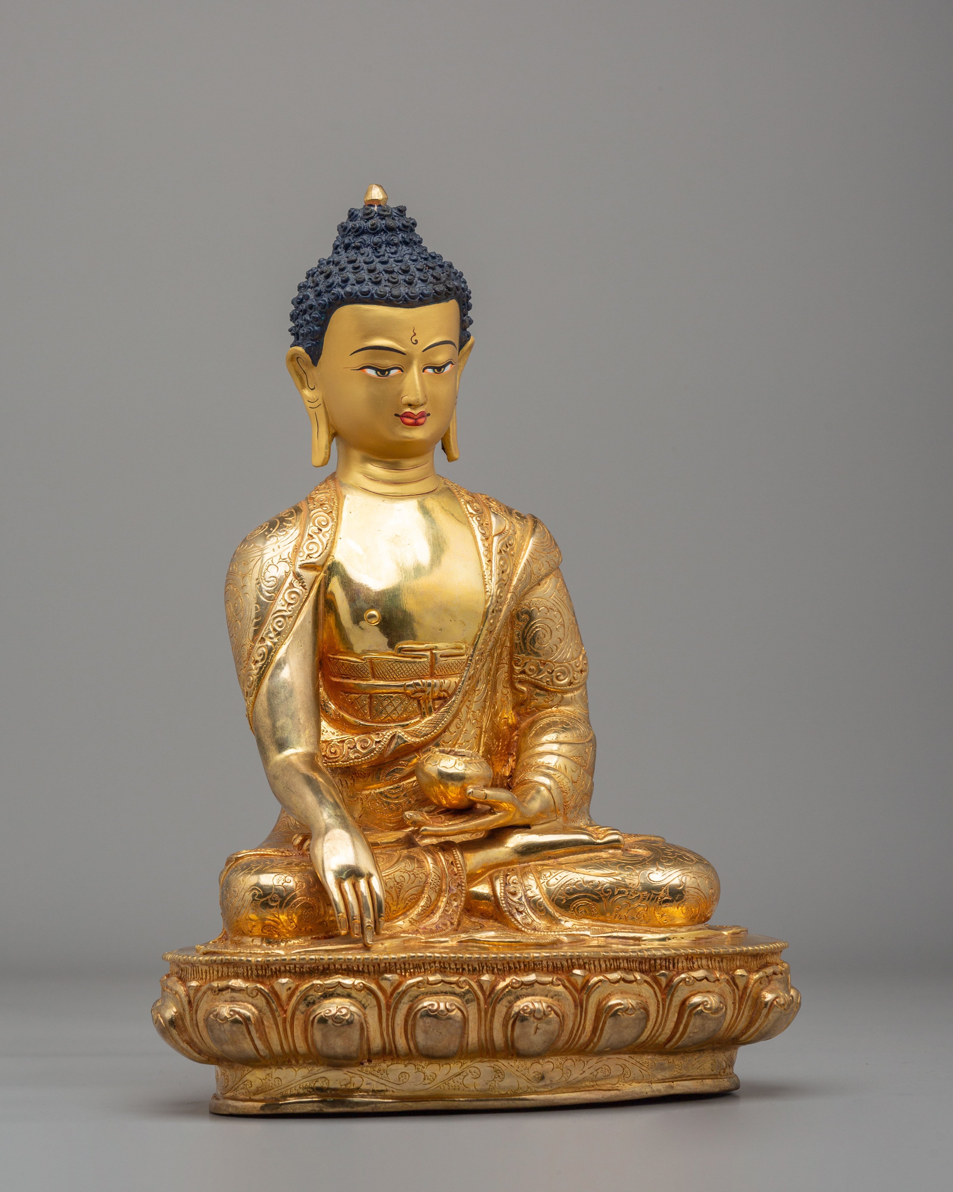 Shakyamuni Buddha Bhumisparsha Statue | Peaceful Shakyamuni Buddha