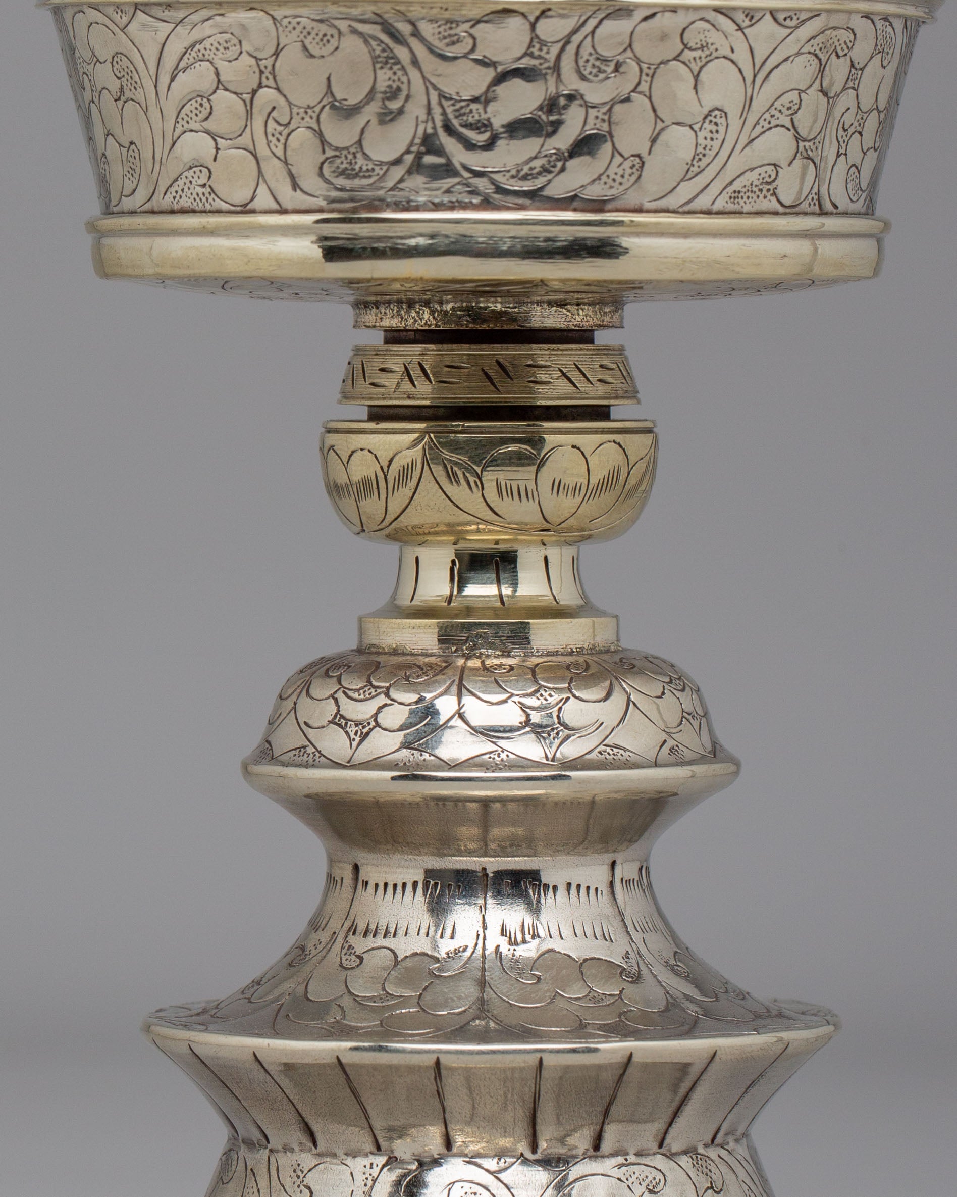 Tibetan Butter Lamp For Altars | Offering Lamps for Meditation & Altar Use