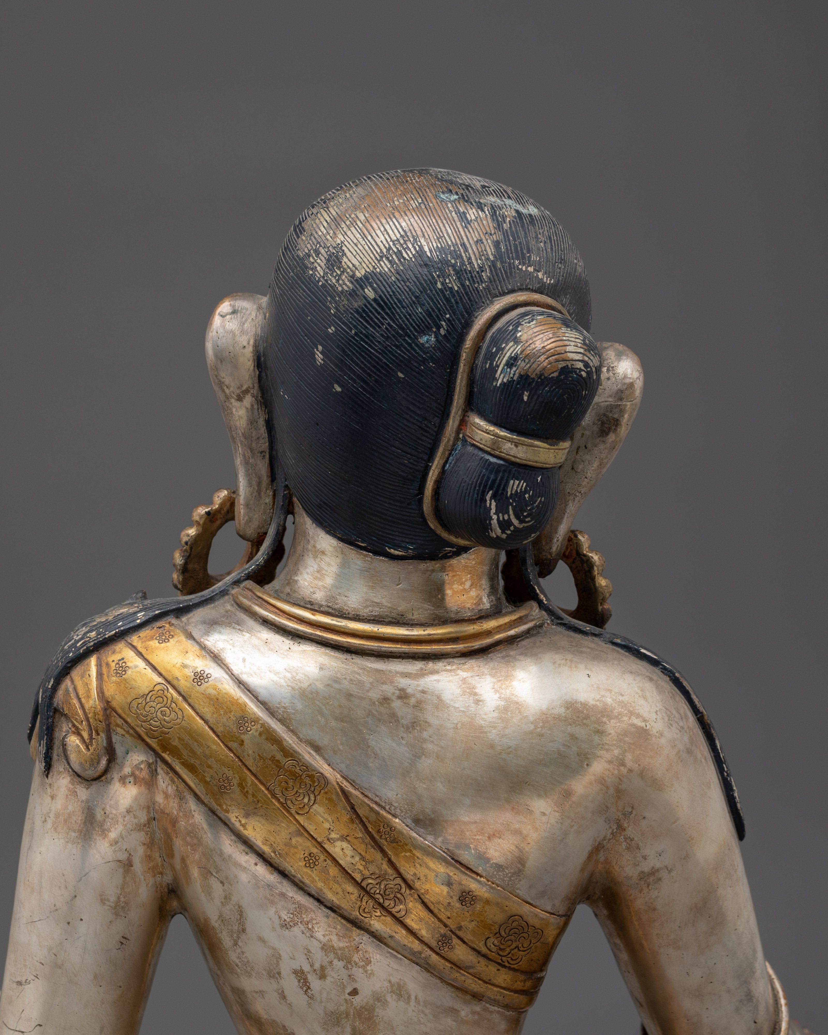 Parvati Copper Gold Plated Statue | Gold & Silver Plating