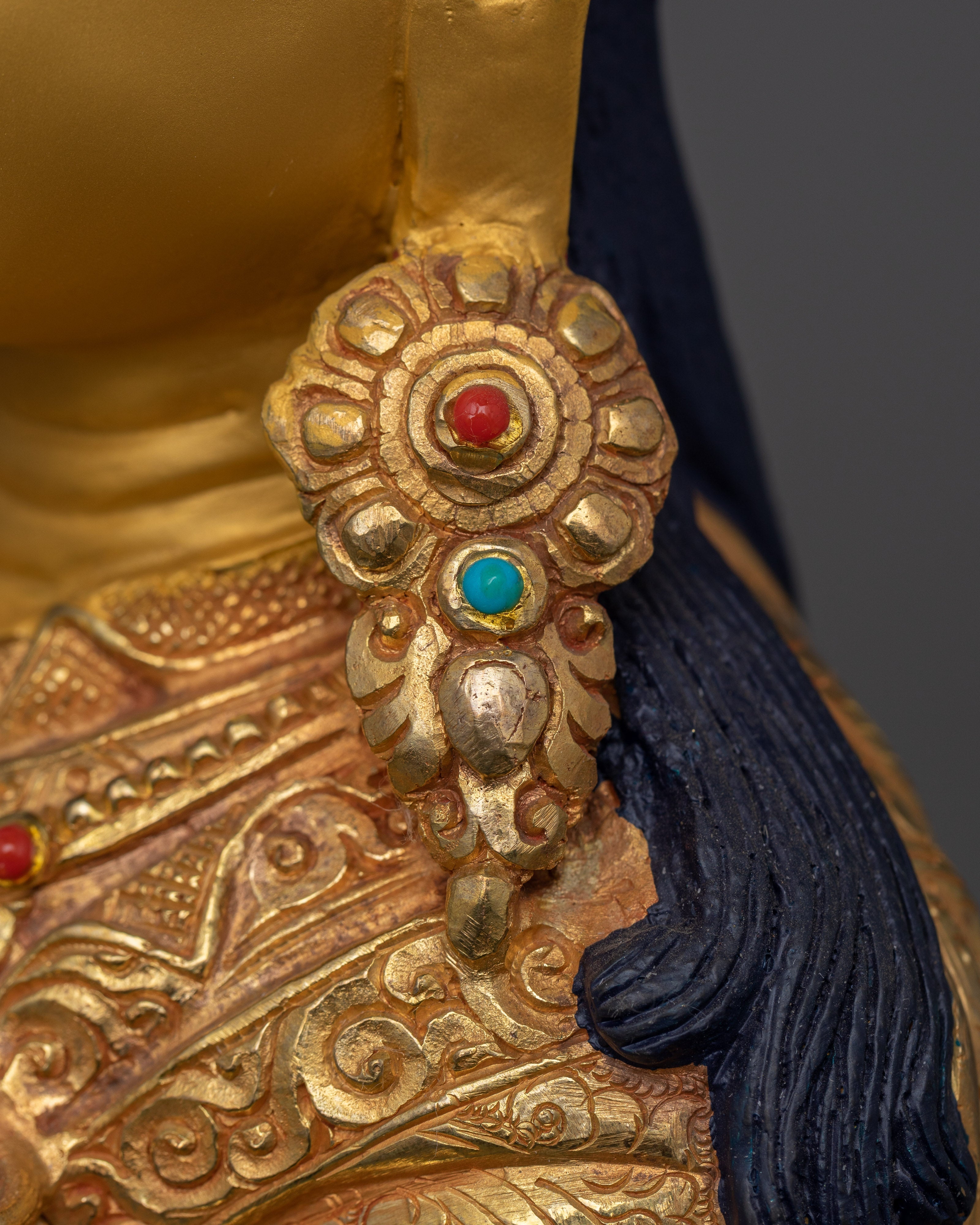 Semi-Wrathful Guru Rinpoche Tantric Master | Protector and Enlightened Guide