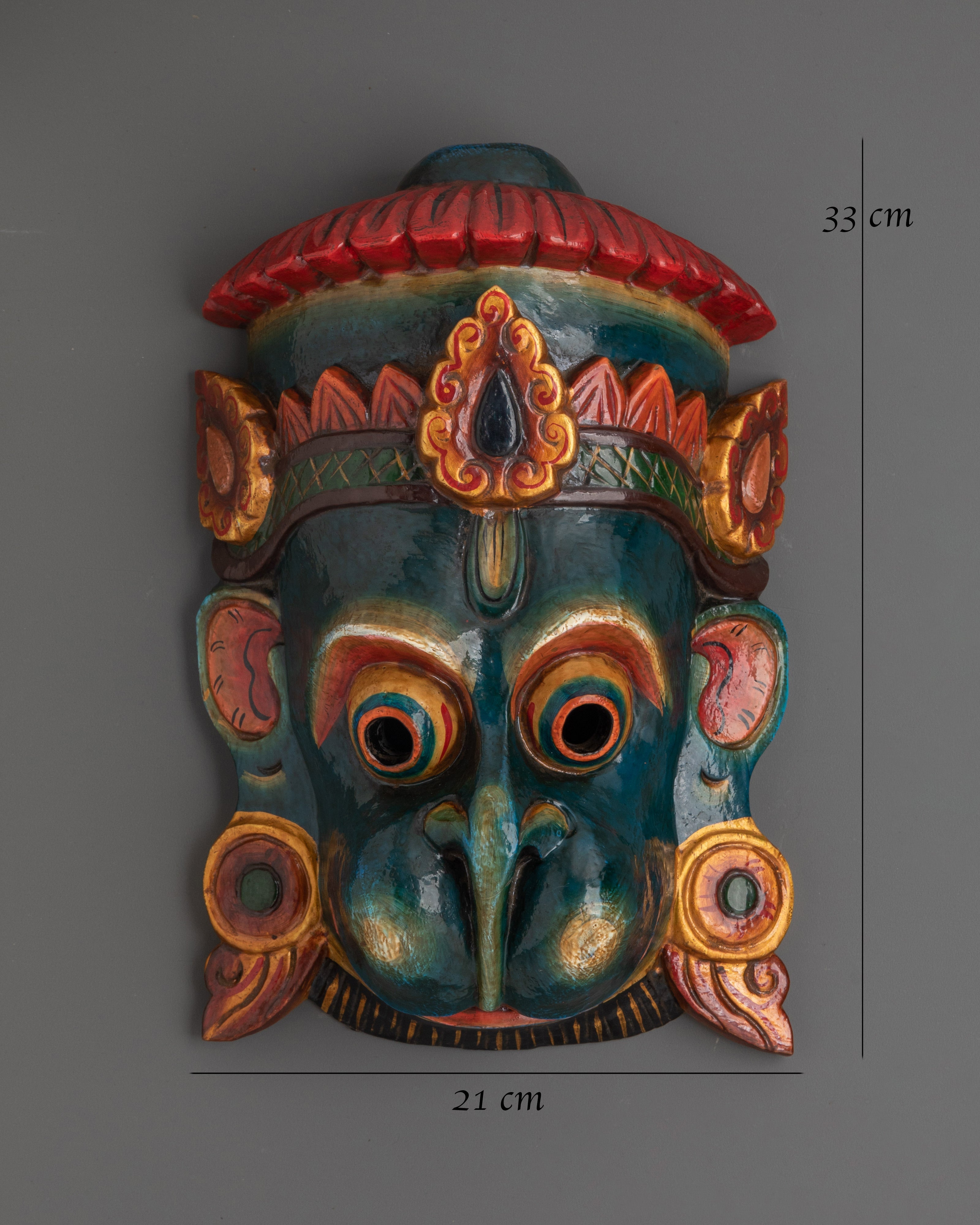 Hindu Deity Mask Wall Hanging | Devotion And Spiritual Protection