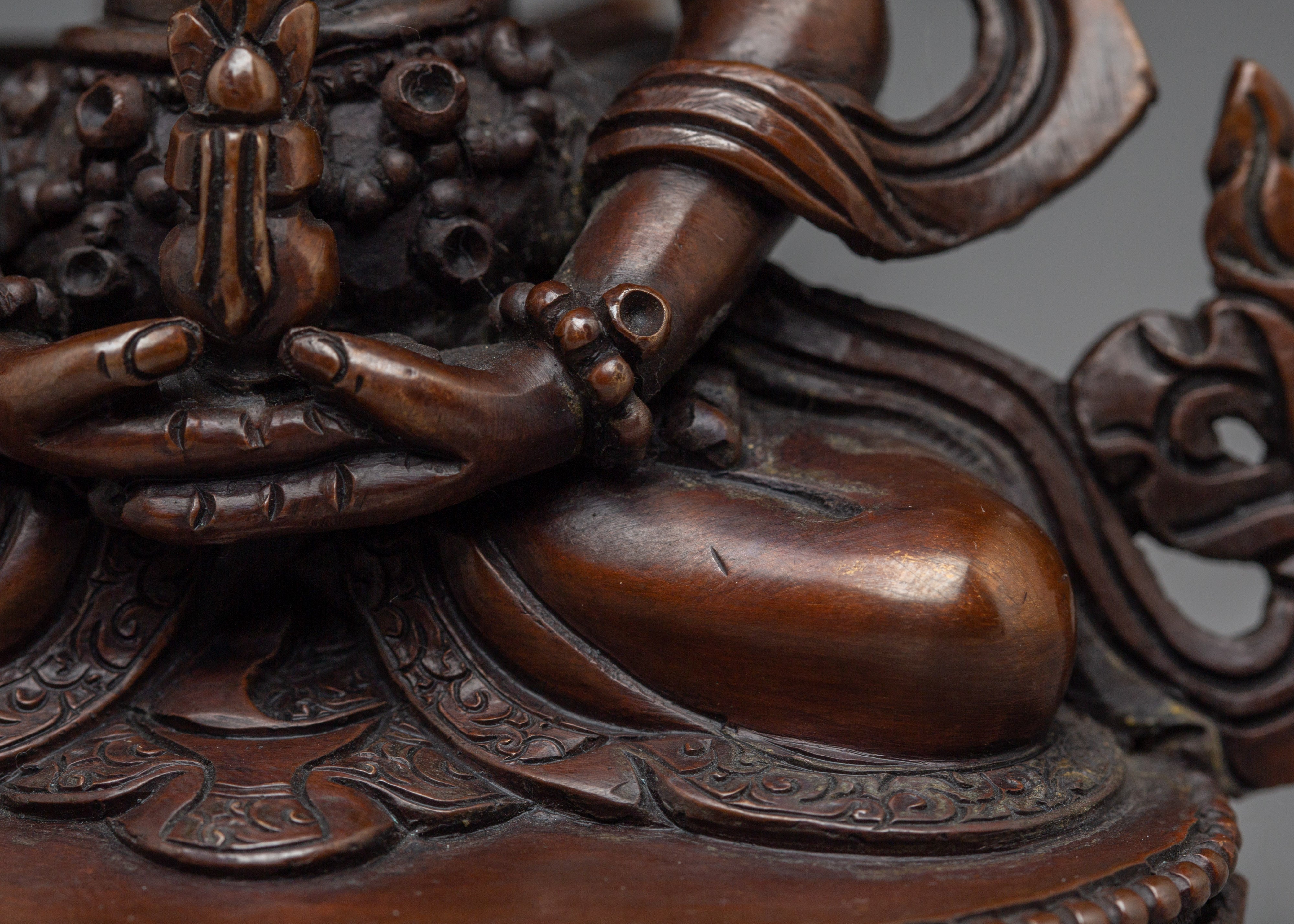 Amitayus With Consort Statue | Buddhist Tantric Deity