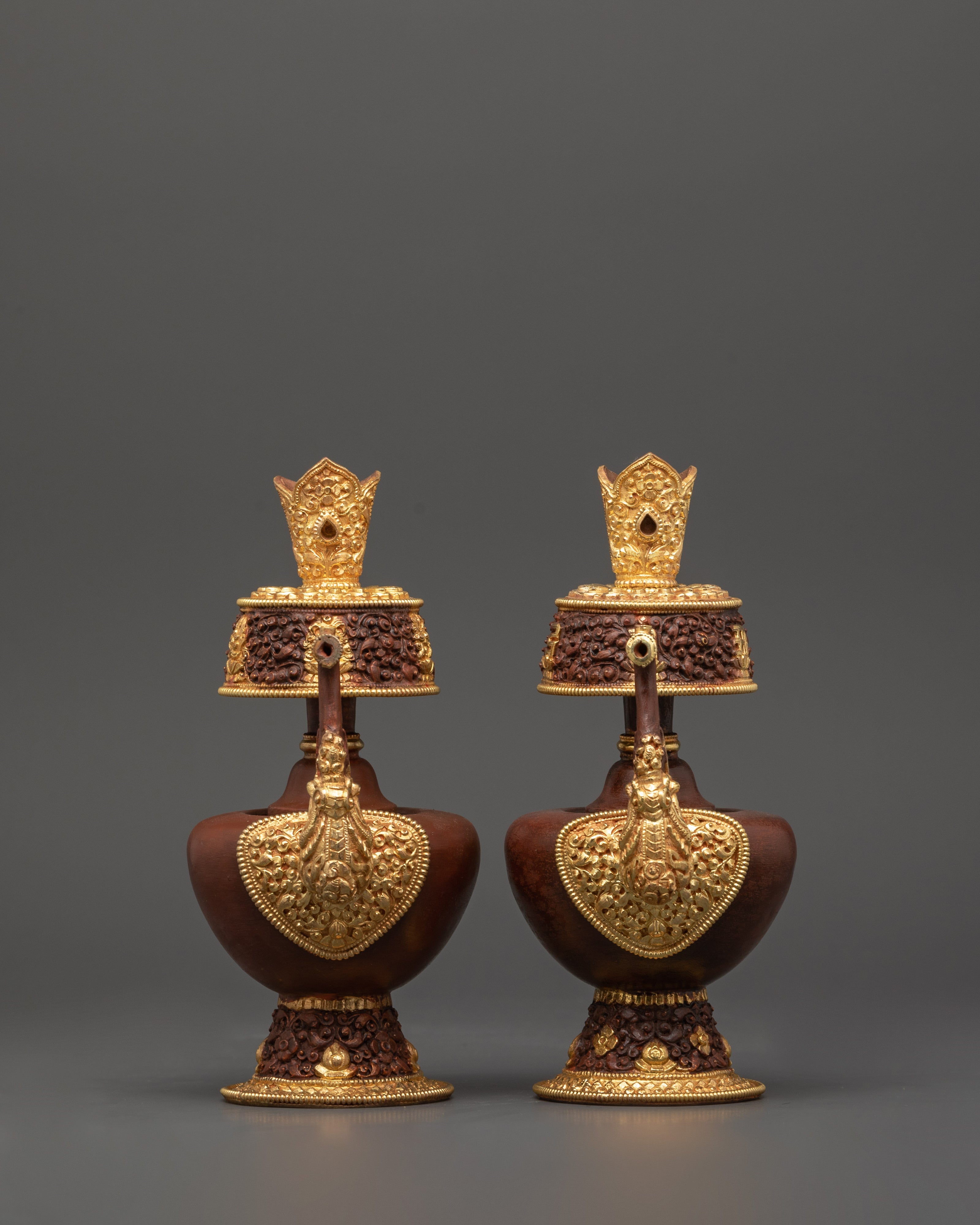 Gold-Plated Bhumba Ritual Set | Sacred Ritual Decor