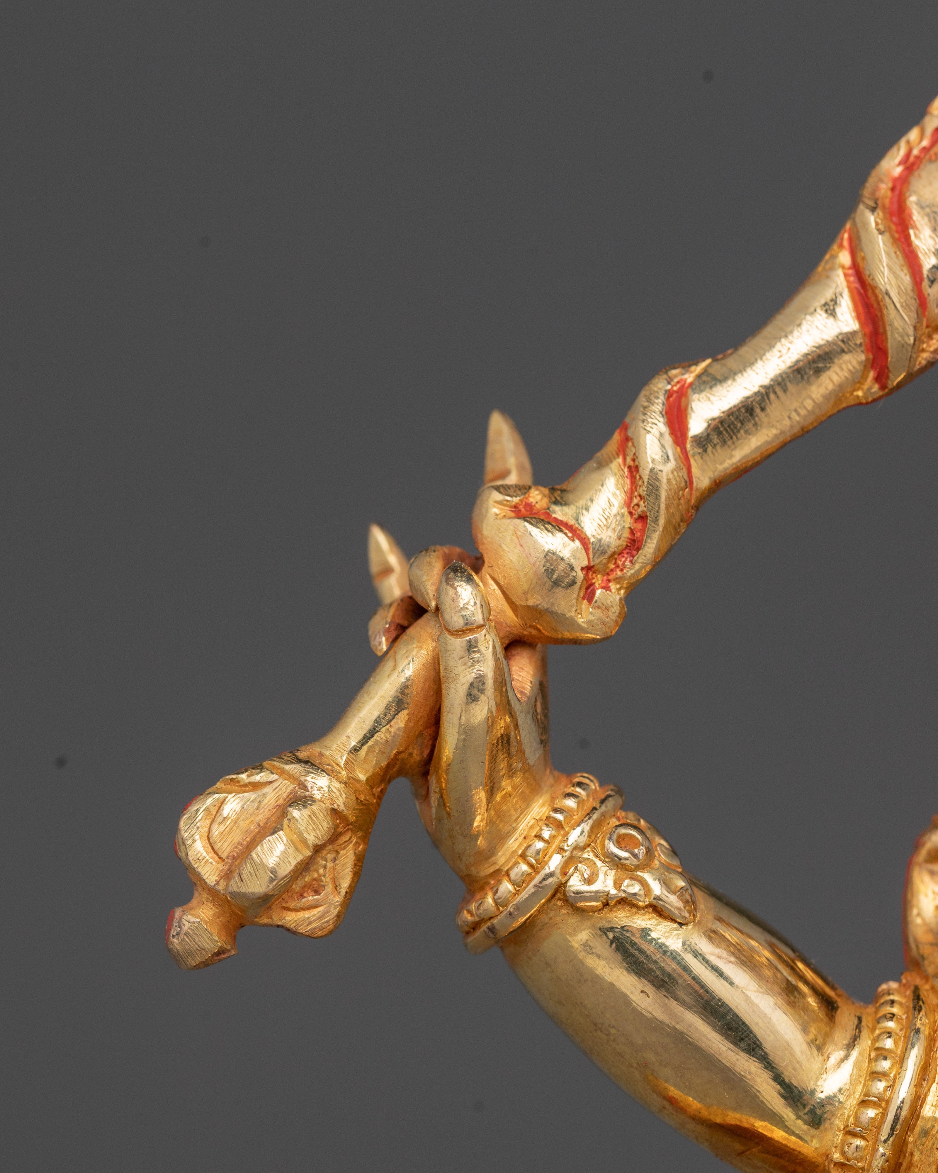 Tibetan Black Manjushri Statue | Wrathful Wisdom Deity