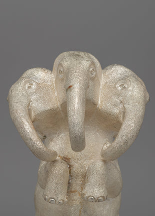 Decorative Elephant Trio Statue Set | Beautifully Detailed Elephant Sculptures