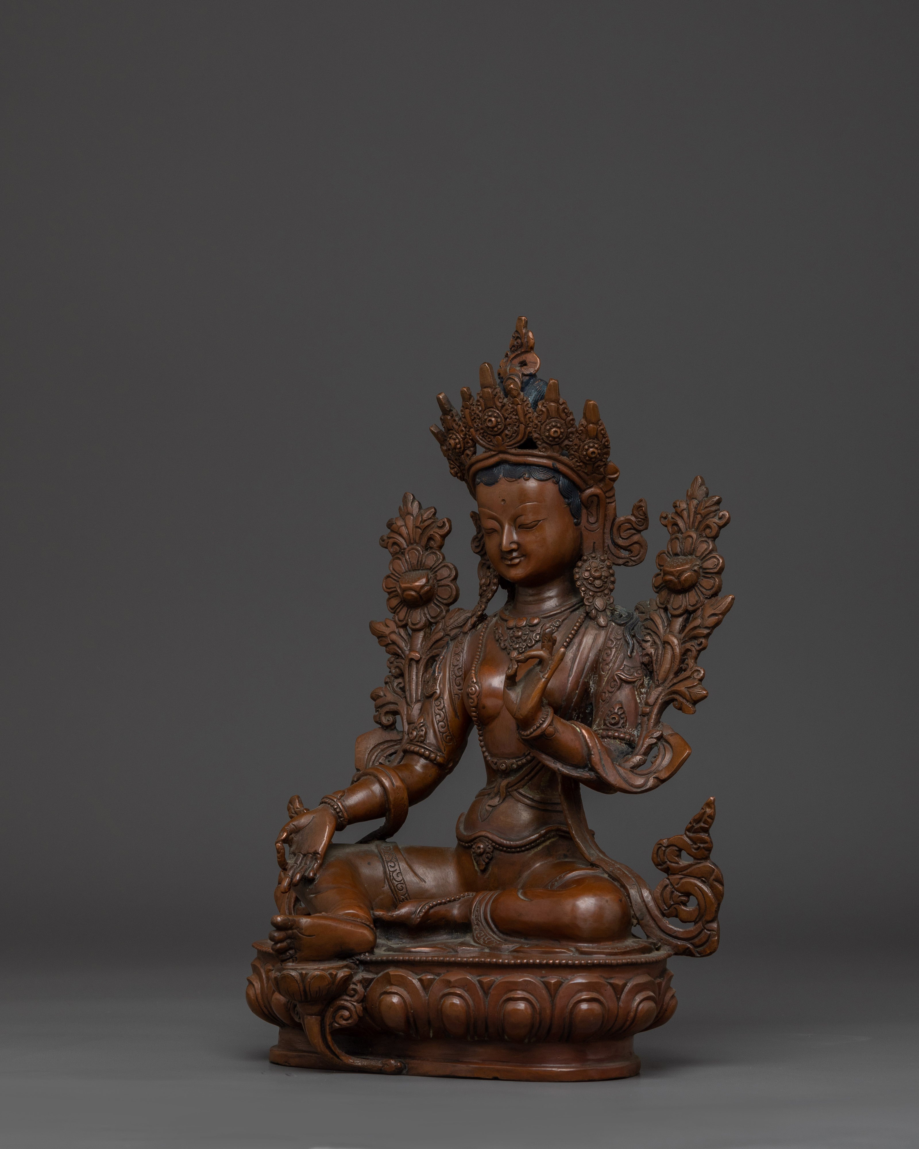 Green Tara Nepali Art | Mother of All Buddhas