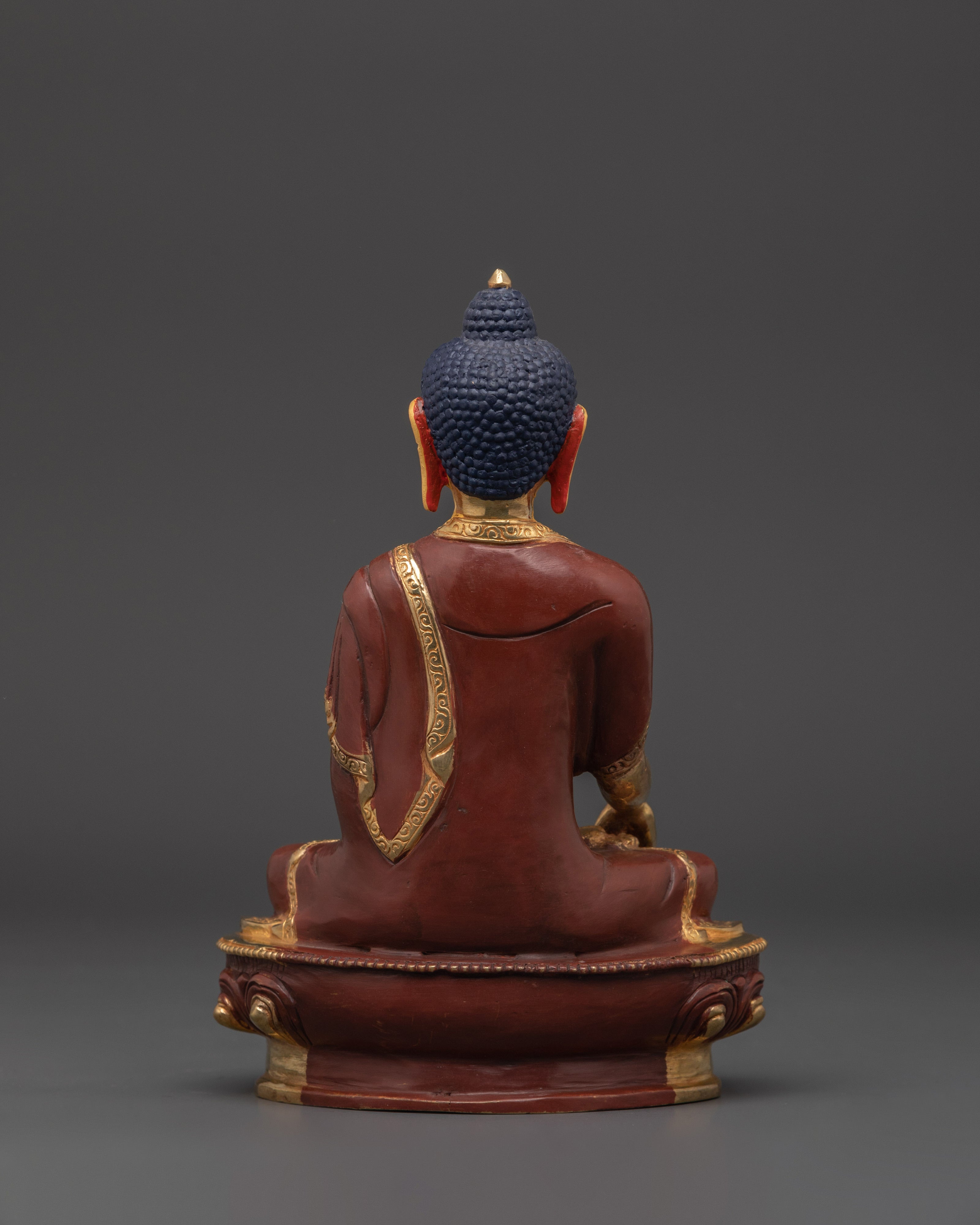 Buddhist Ghau Box with Shakyamuni Buddha |  Spiritual Protection and Meditation