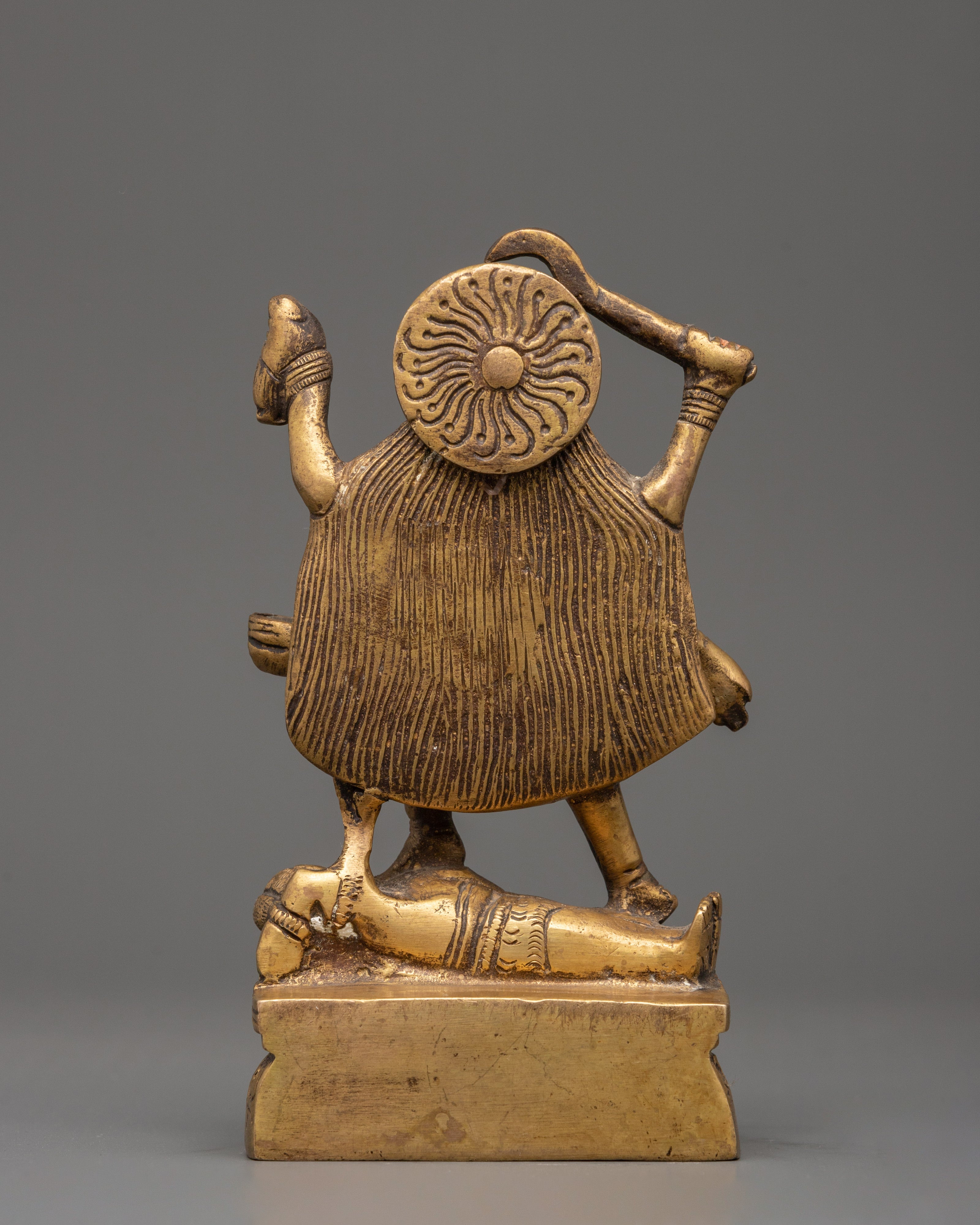 Mahakali Goddess Brass Statue | Protective Divine Energy Figurine