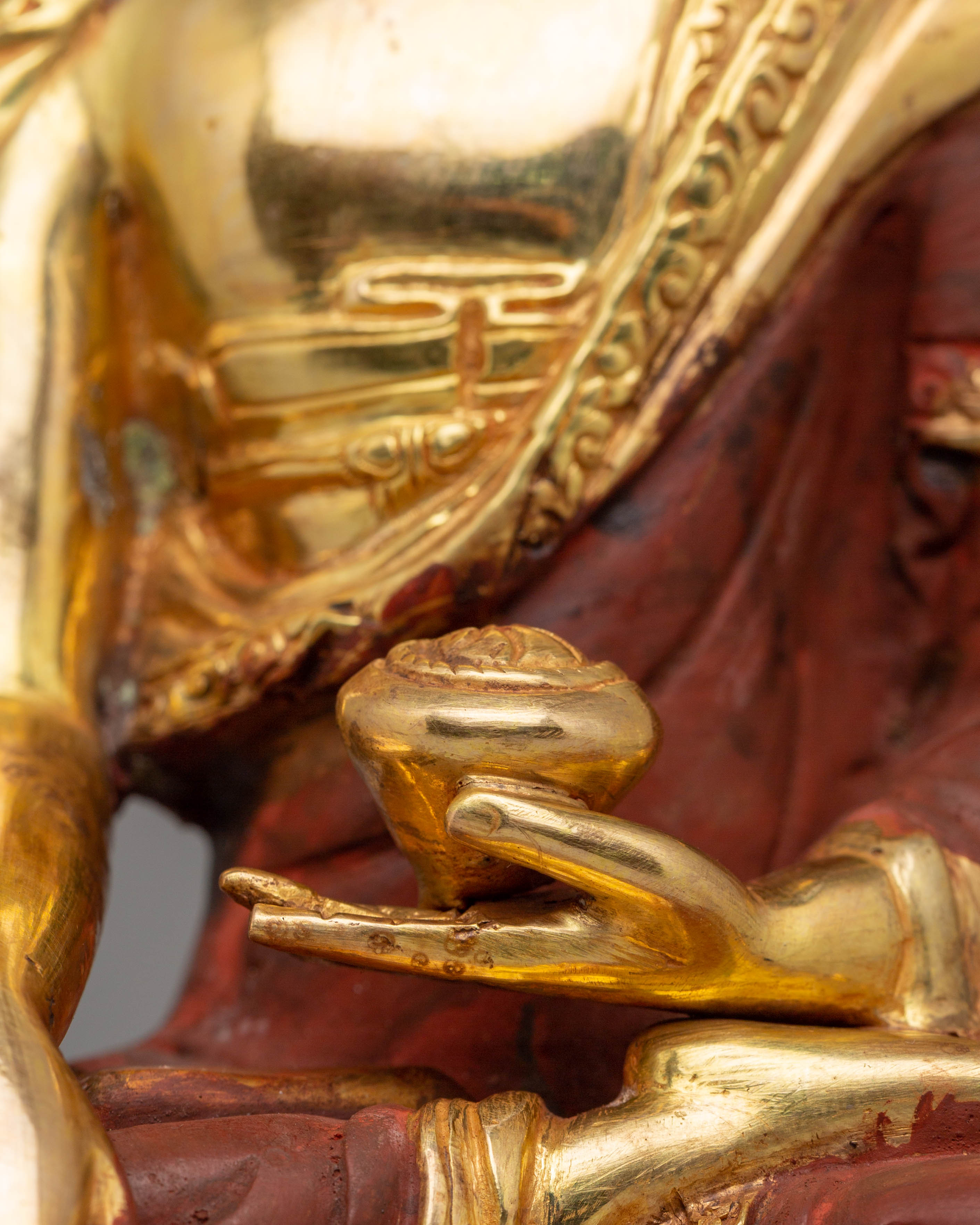 Handcrafted Shakyamuni Buddha Copper Sculpture | Sacred Tibetan Icon