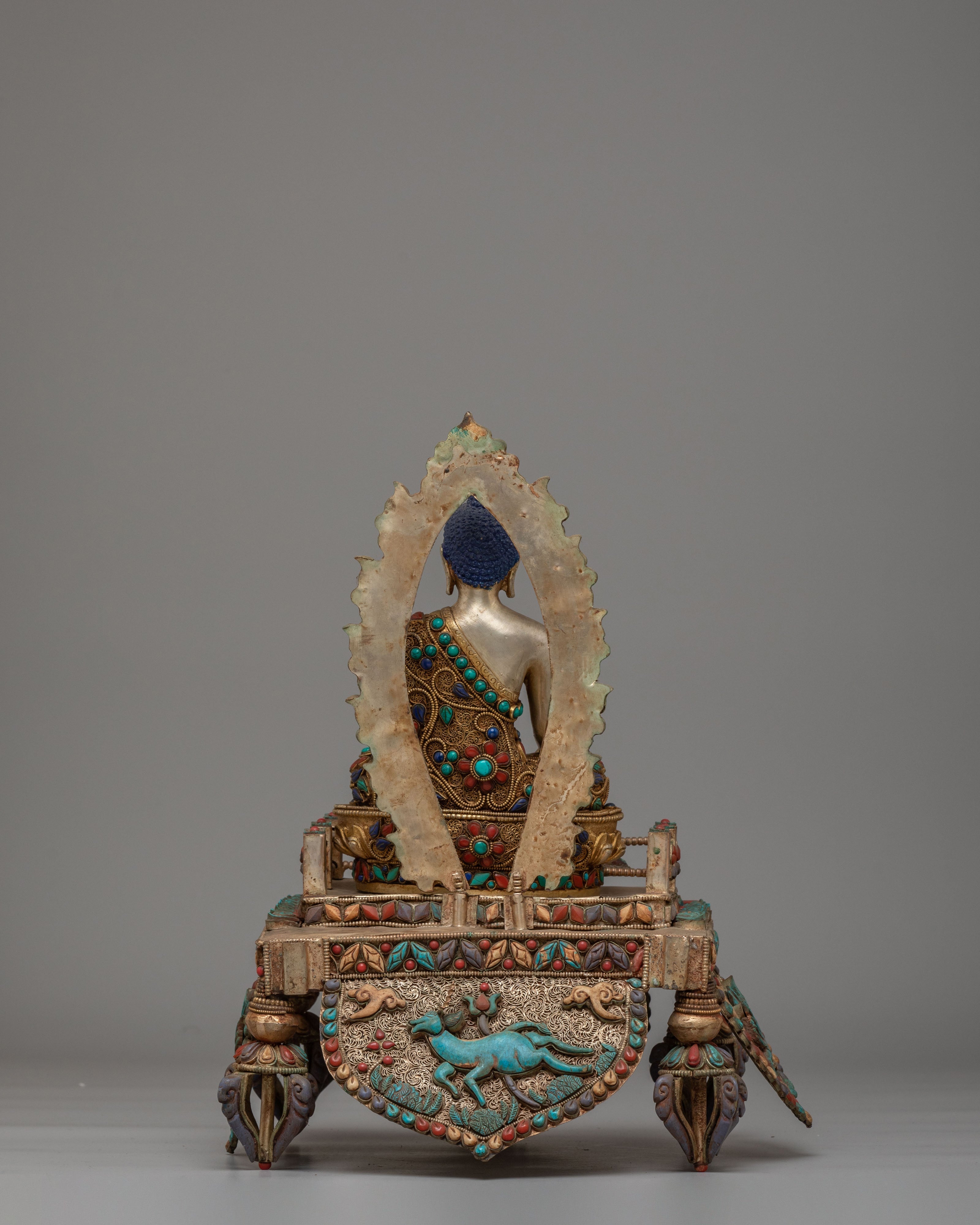 Gemstone Shakyamuni Buddha Statue | Spiritual Home Decor