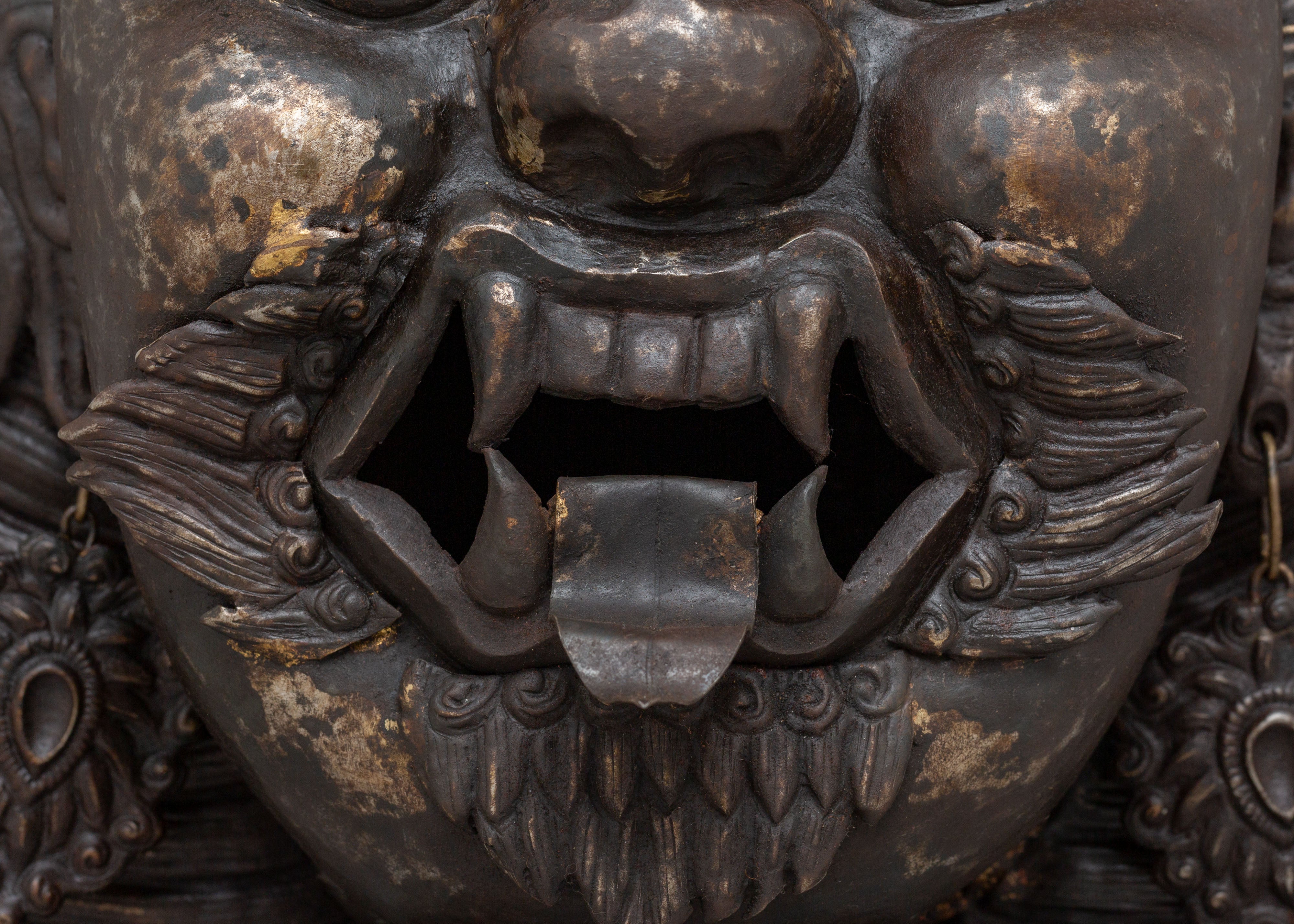 Traditional Bhairava Mask | Tibetan Protector Deity