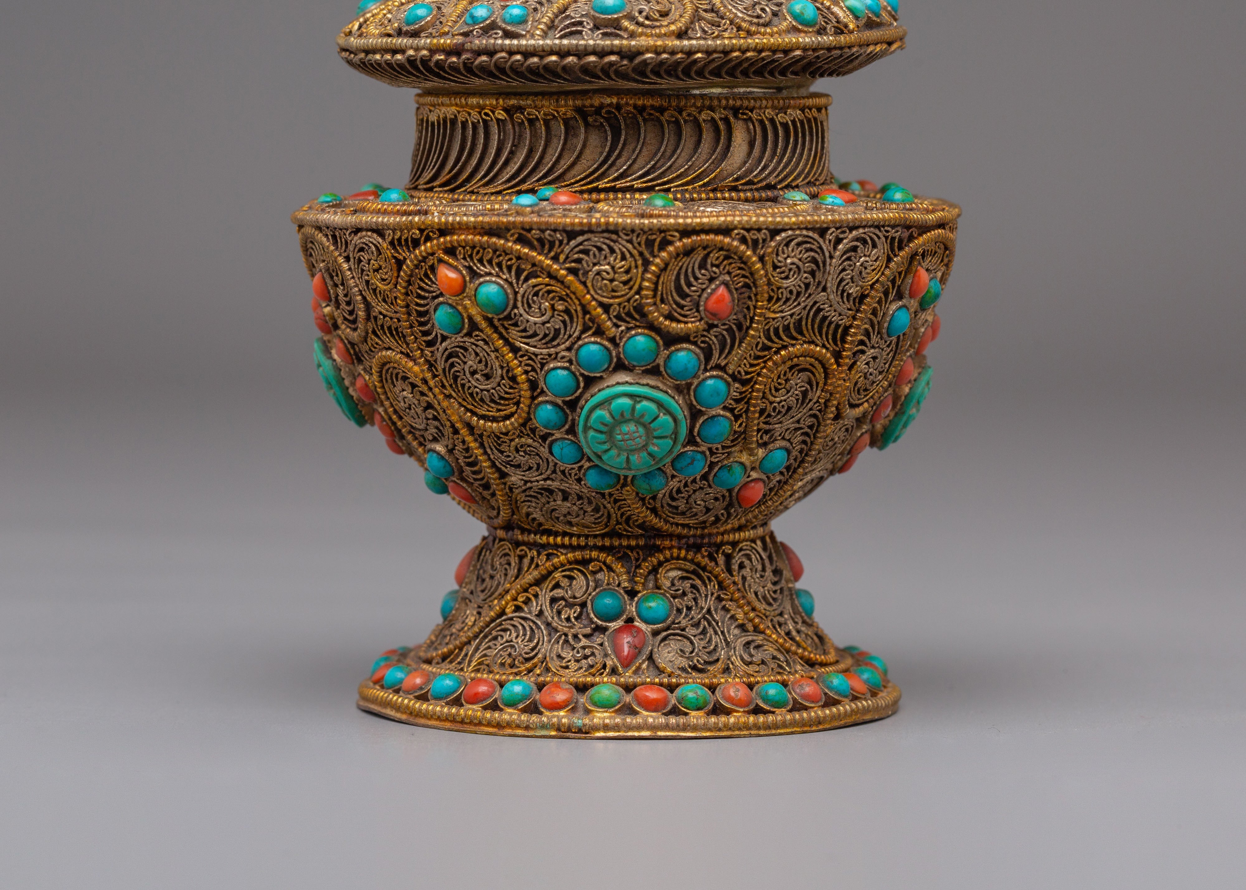 Handcrafted Traditional Rice Pot | Sacred Ritual Offering Vessel