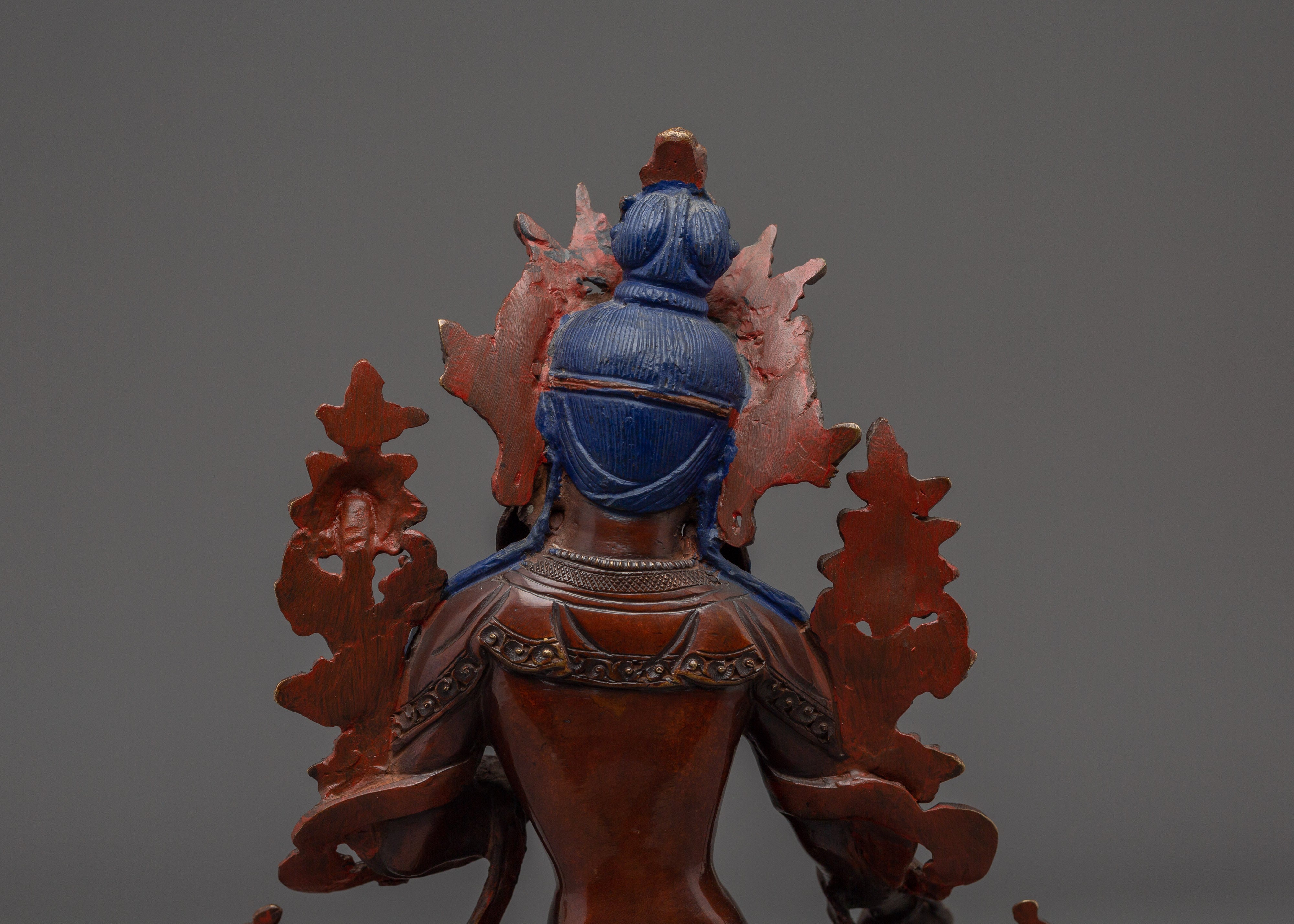 Himalayan Sitatara Altar Decor Statue | Buddhist Sculpture for Meditation