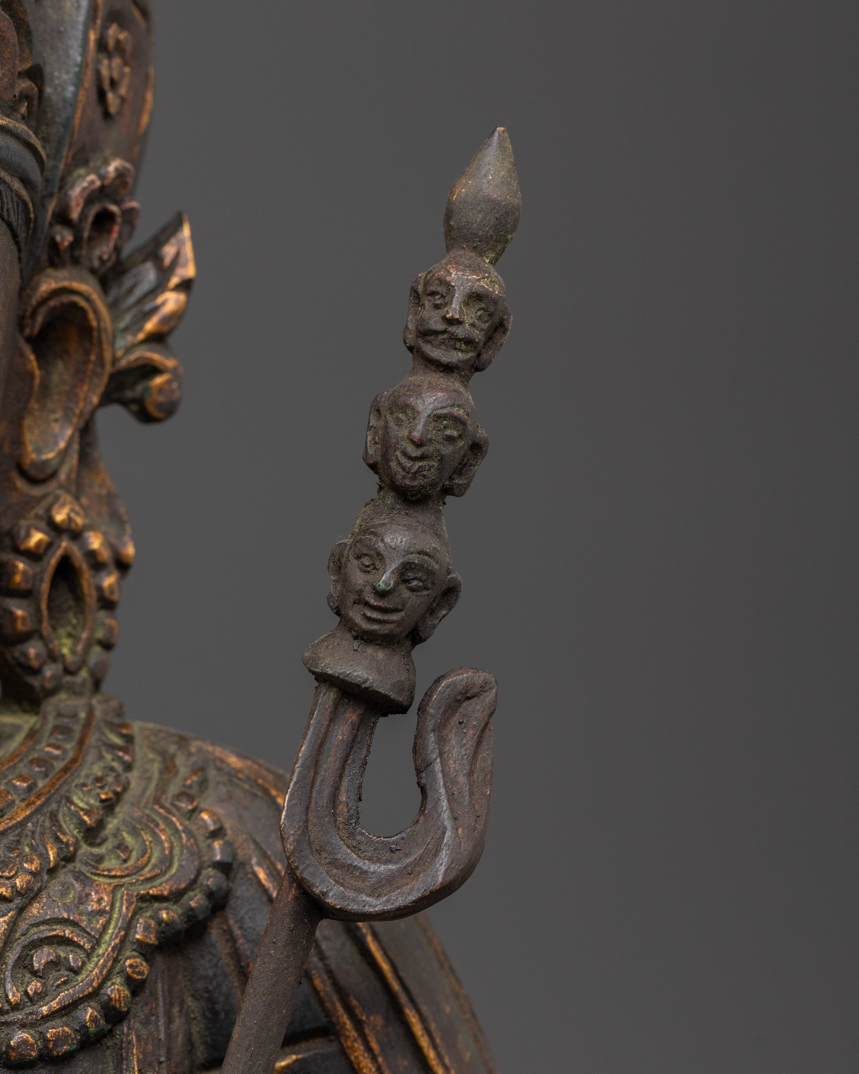 Sacred Buddhist Master Padmasambhava Sculpture | Tibetan Guru Statue